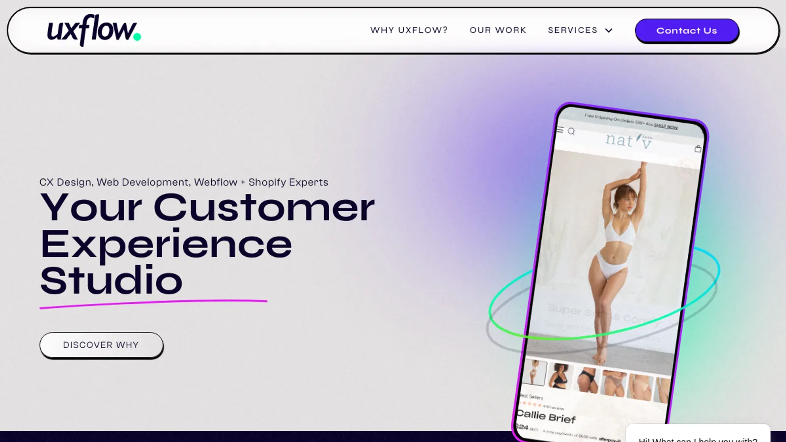 Screenshot of the UX Flow | Gold Coast | Conversion-optimised websites for local and international markets homepage