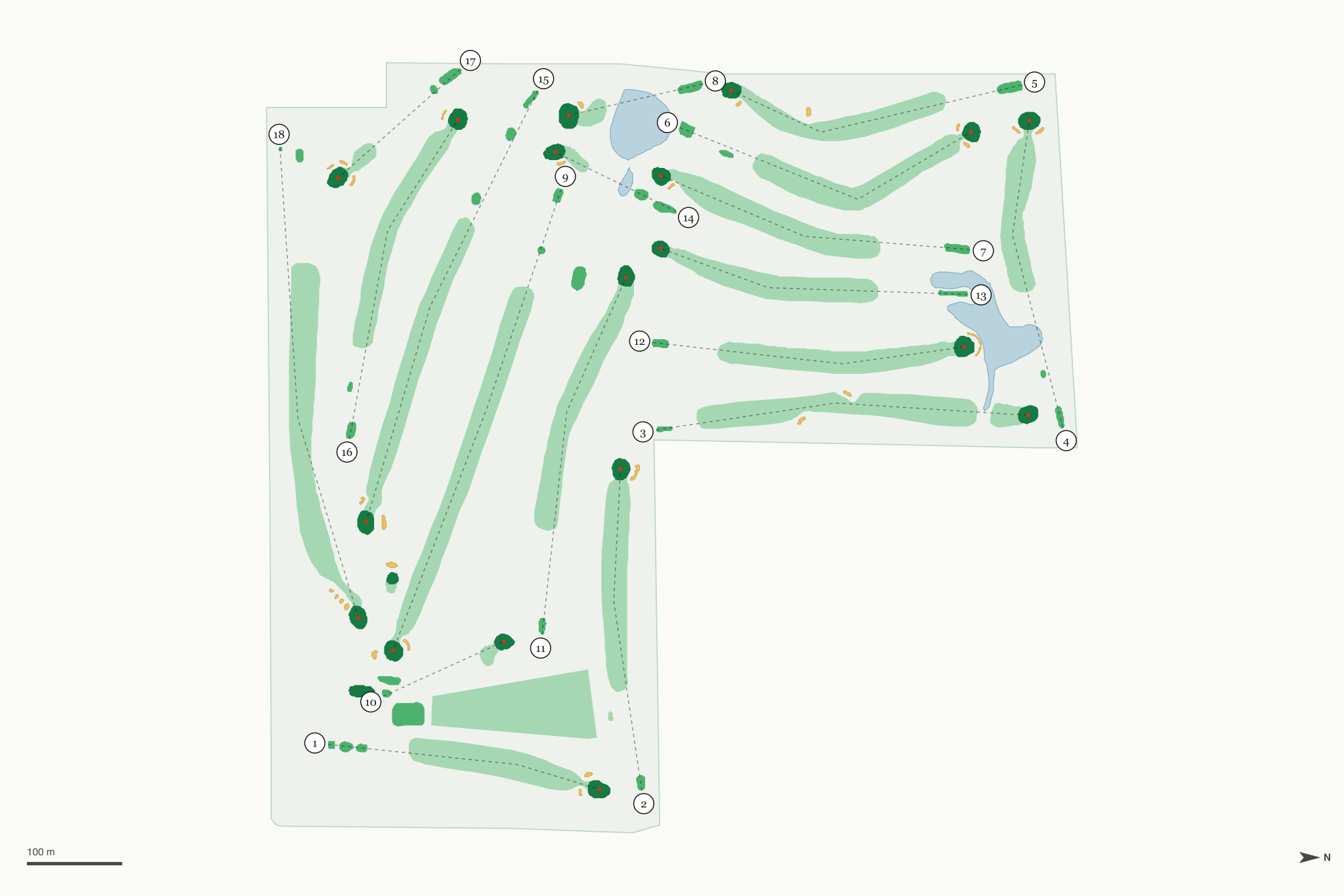Map of Faribault Golf & Country Club
