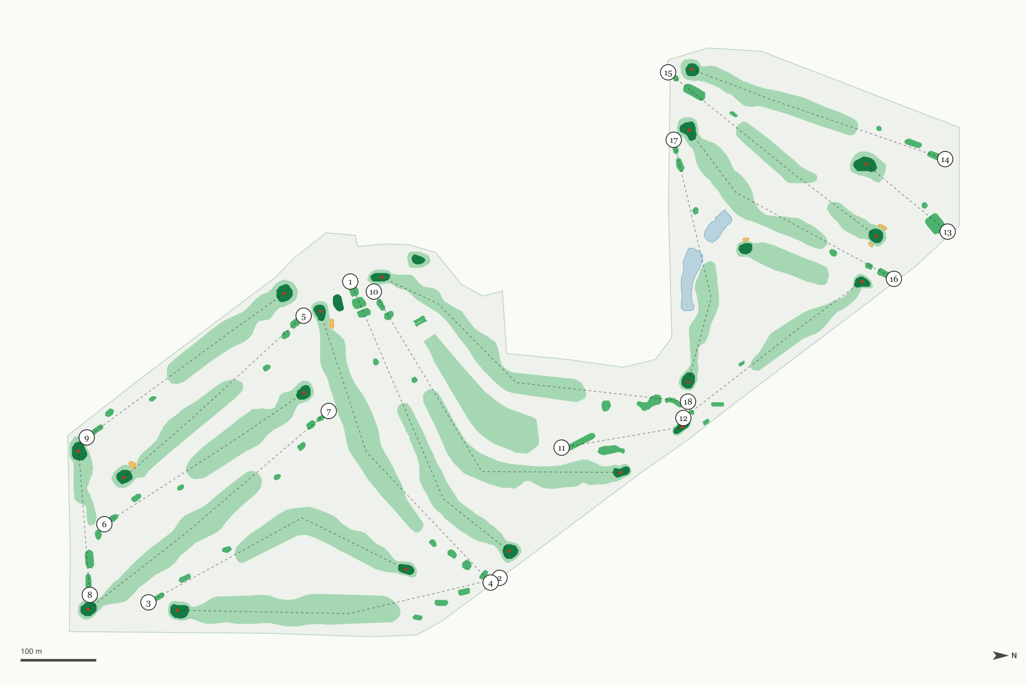 Map of Riverside Golf Course