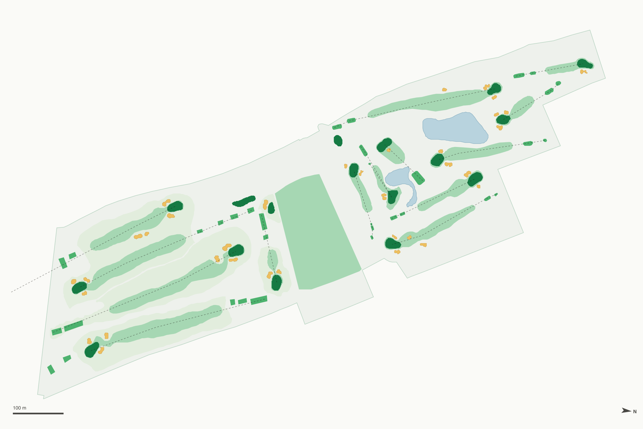 Map of Marina Golf Course