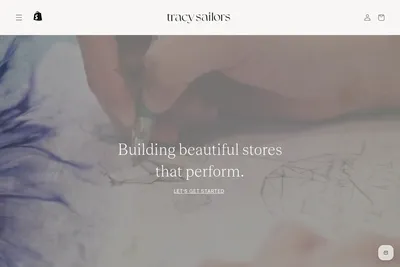 Screenshot of the Tracy Sailors homepage