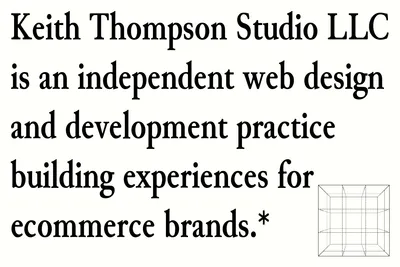 Screenshot of the Keith Thompson Studio LLC homepage