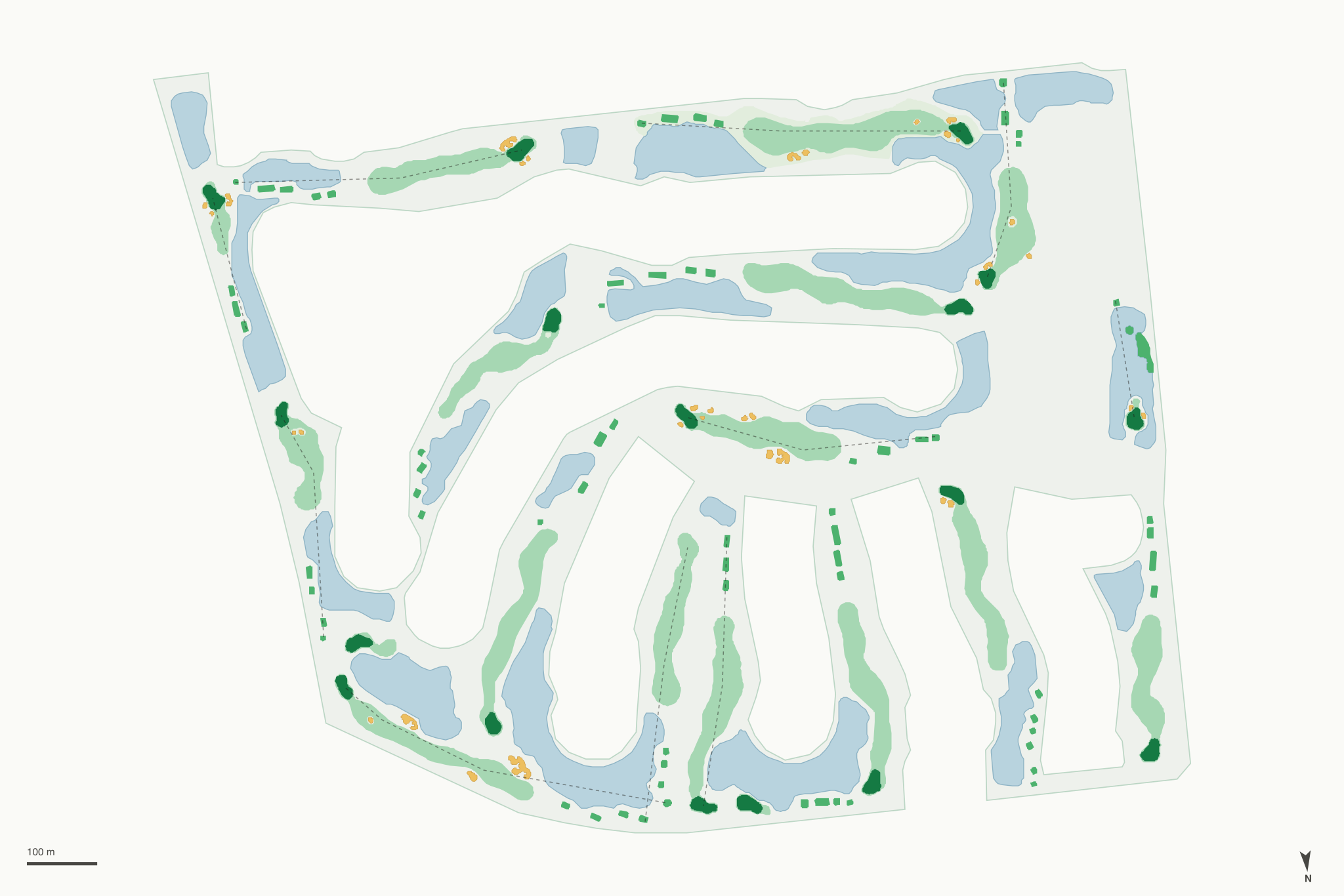 Map of Mizner Country Club