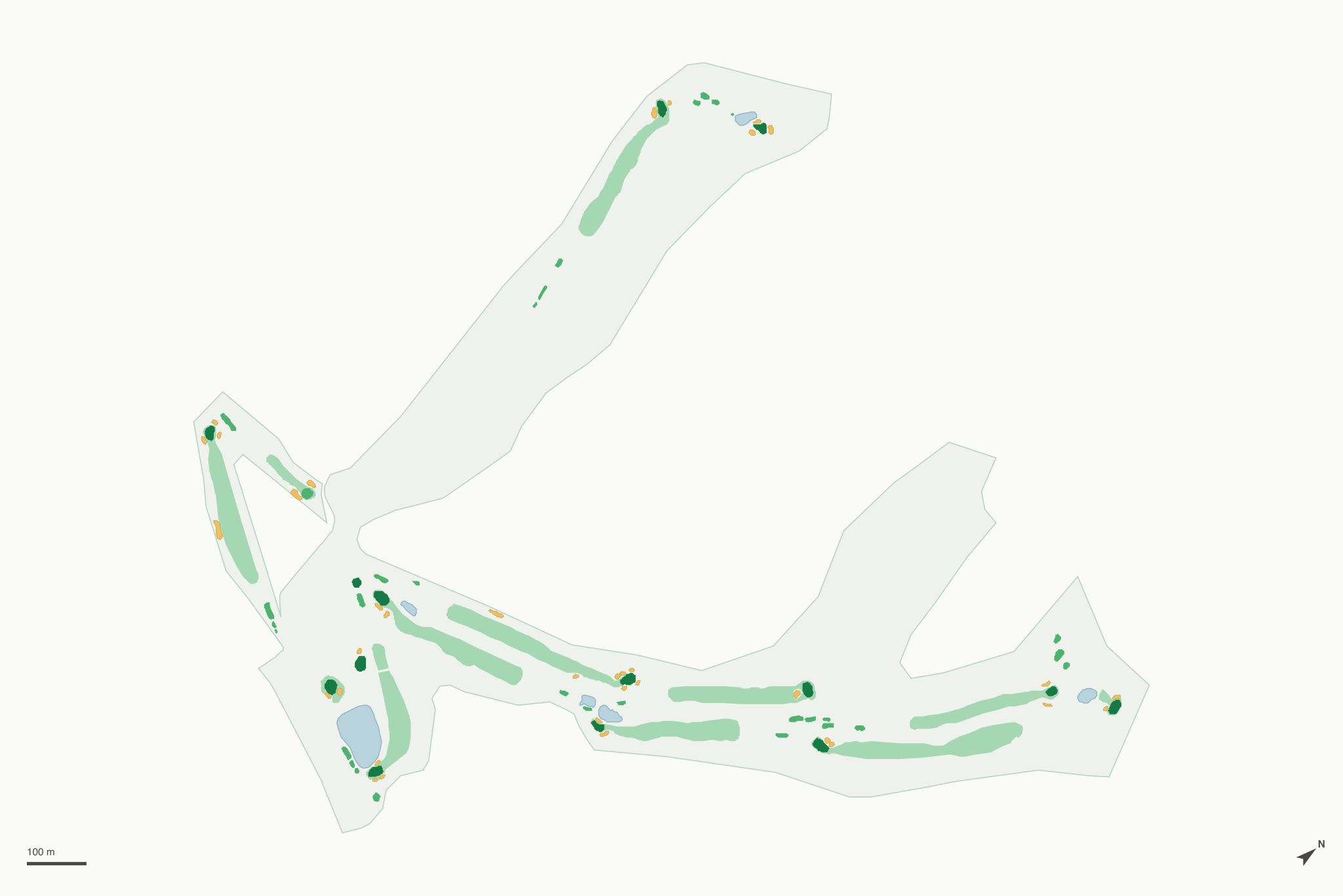 Map of El Camino Country Club