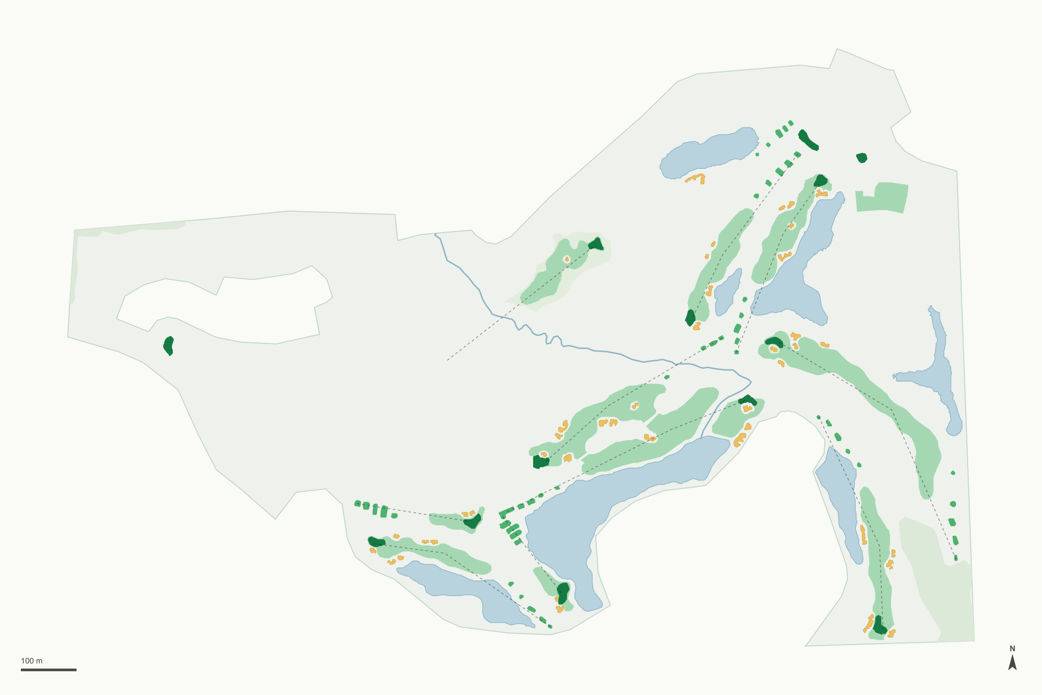 Map of Bowes Creek Country Club