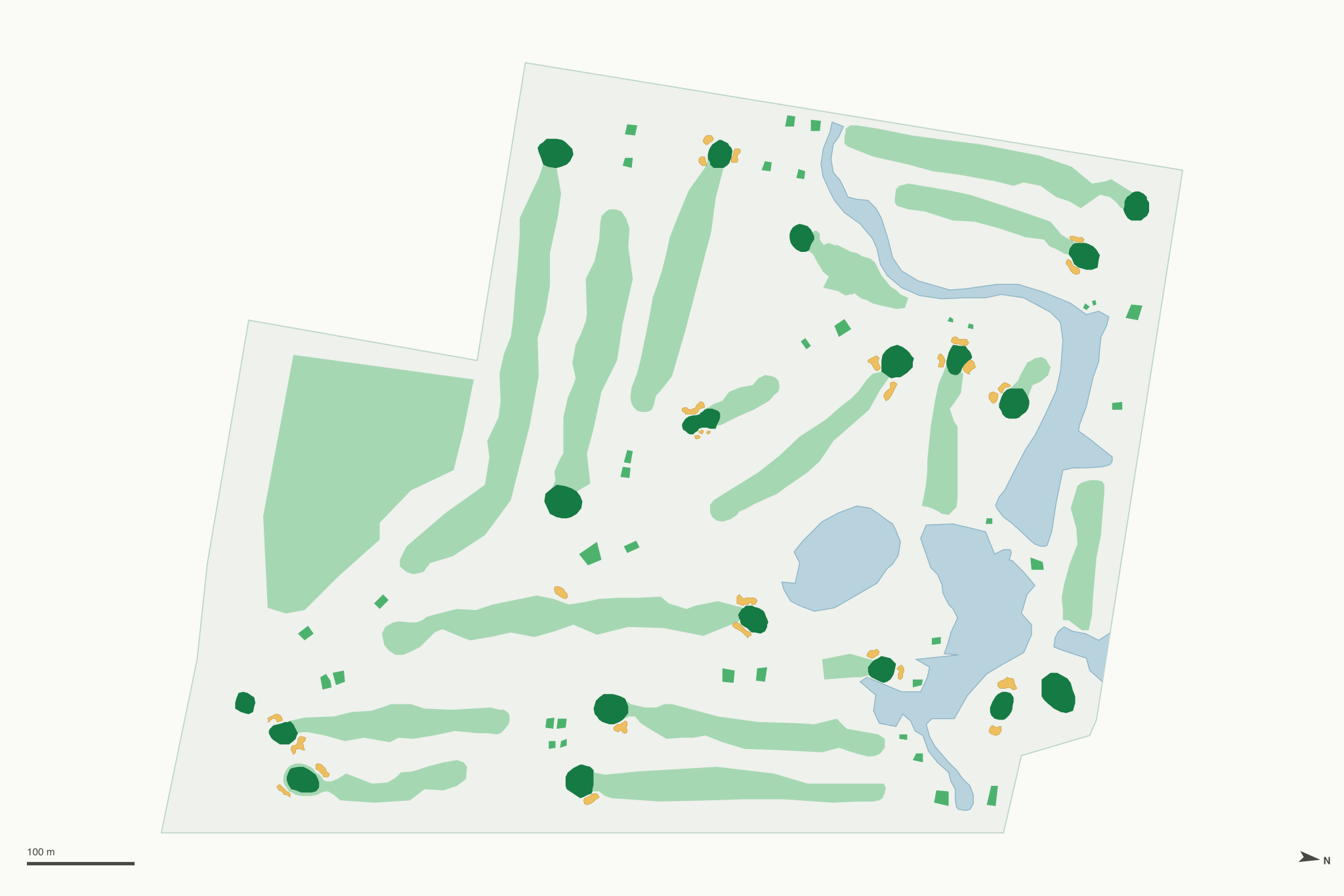 Map of Okoboji View Golf Course