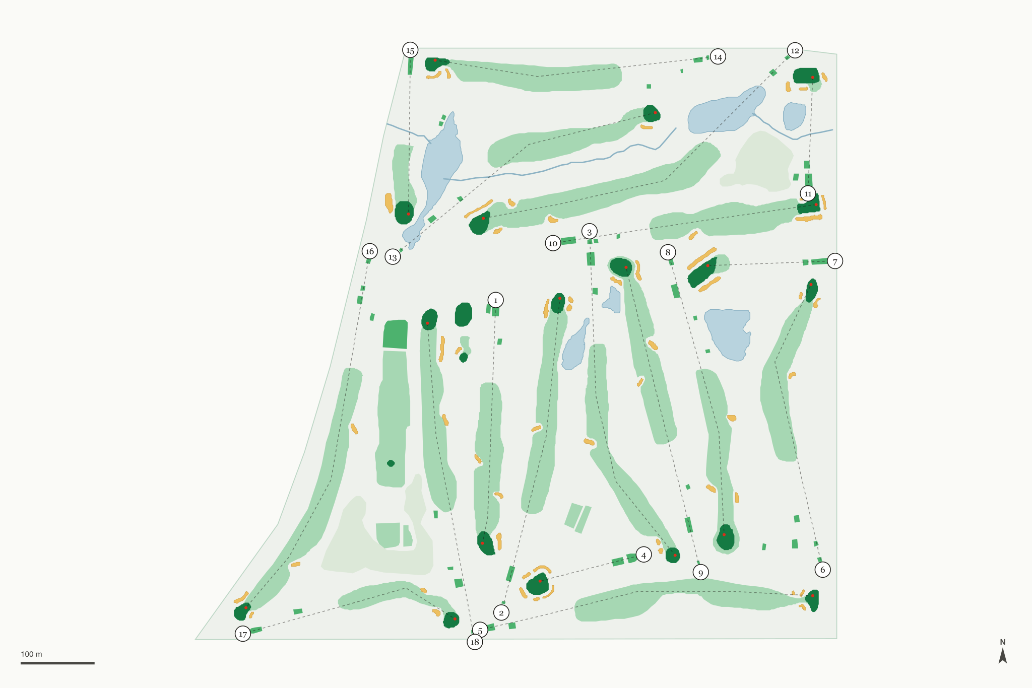 Map of Somerset Country Club