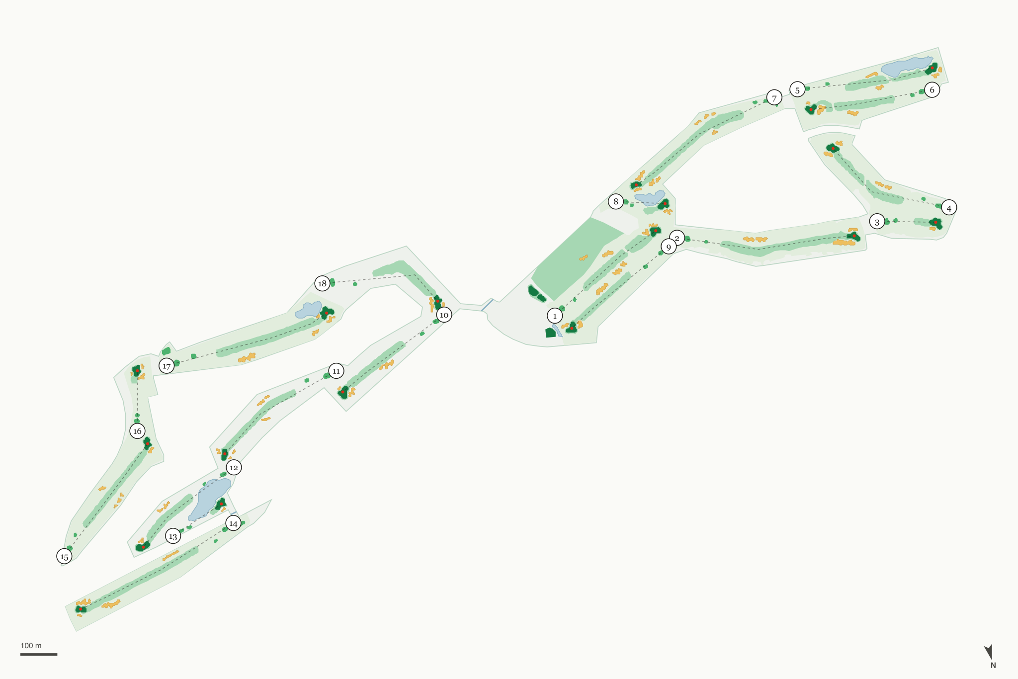 Map of Yucaipa Valley Golf Club