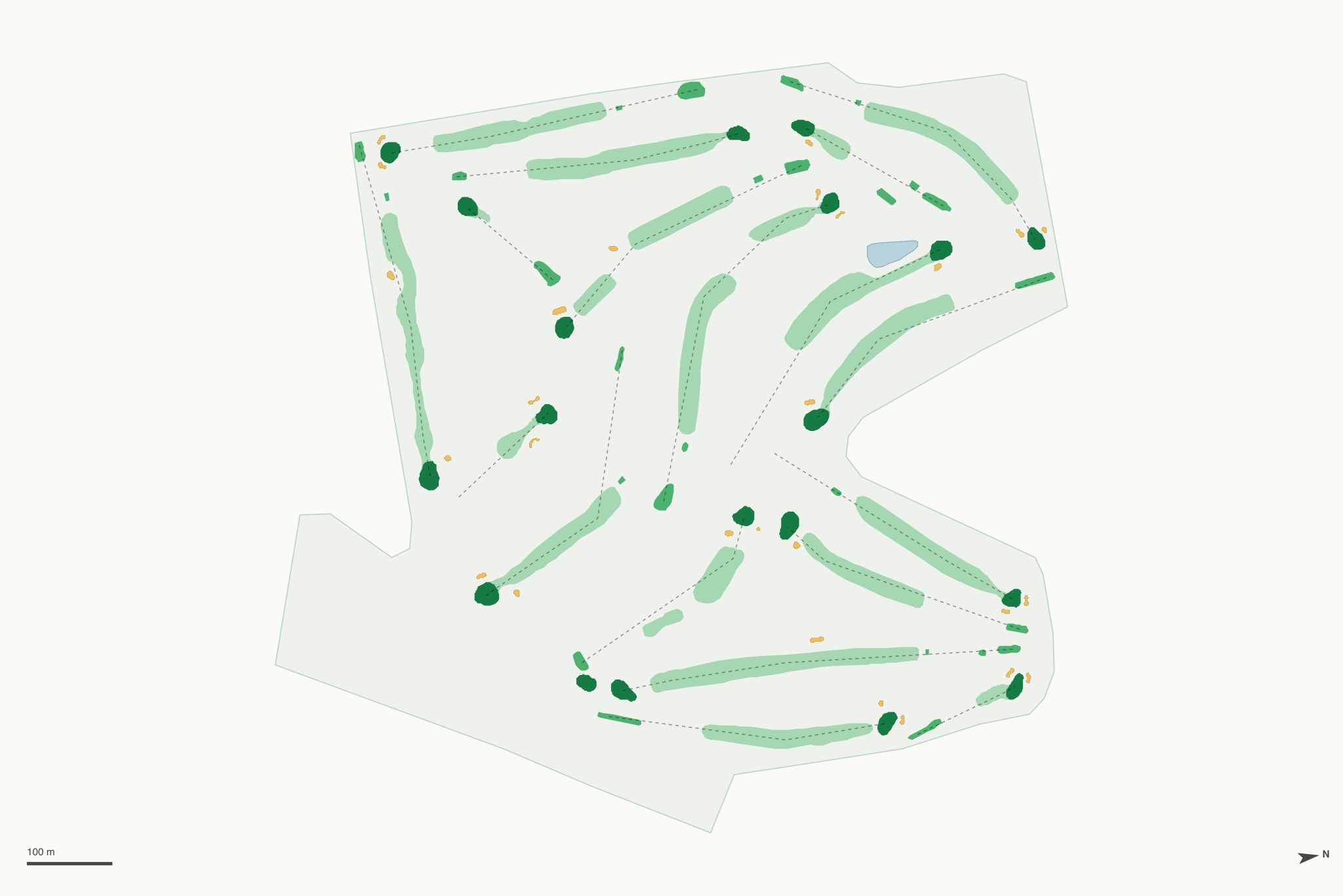 Map of Martinsville Golf Club