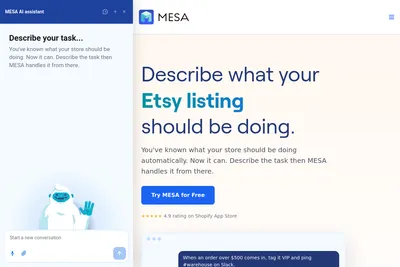 Screenshot of the ShopPad Inc. homepage