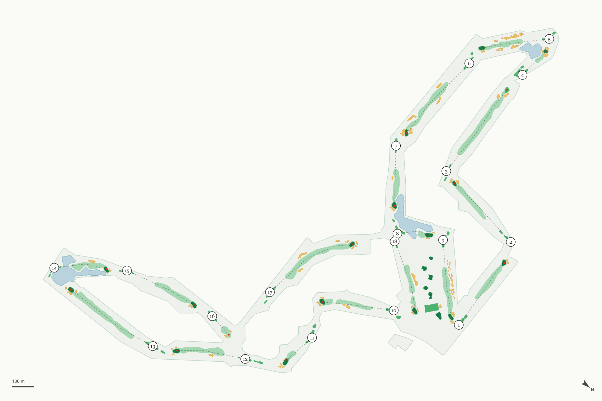 Map of Painted Desert Golf Club