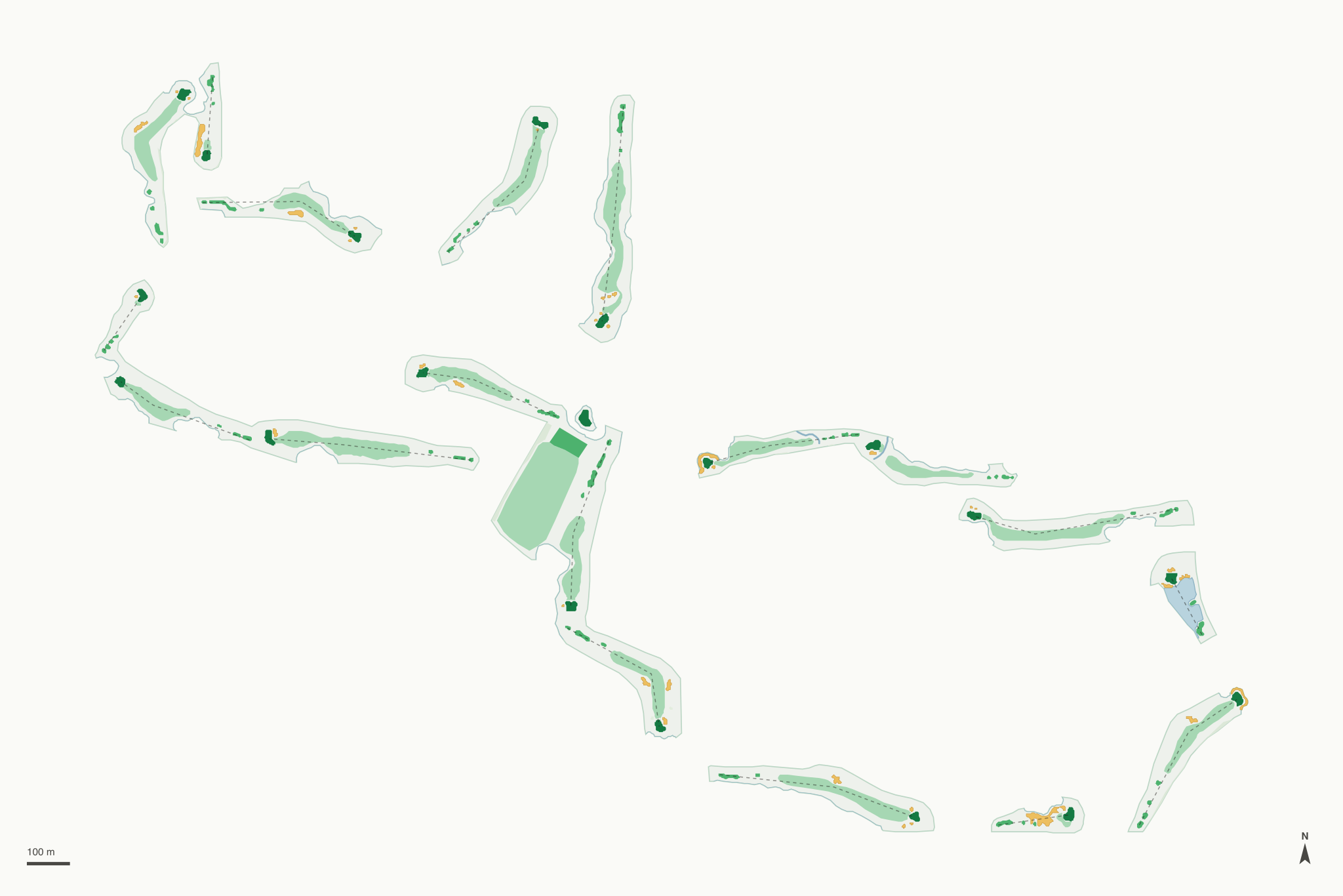 Map of Eagle Harbor Golf Club