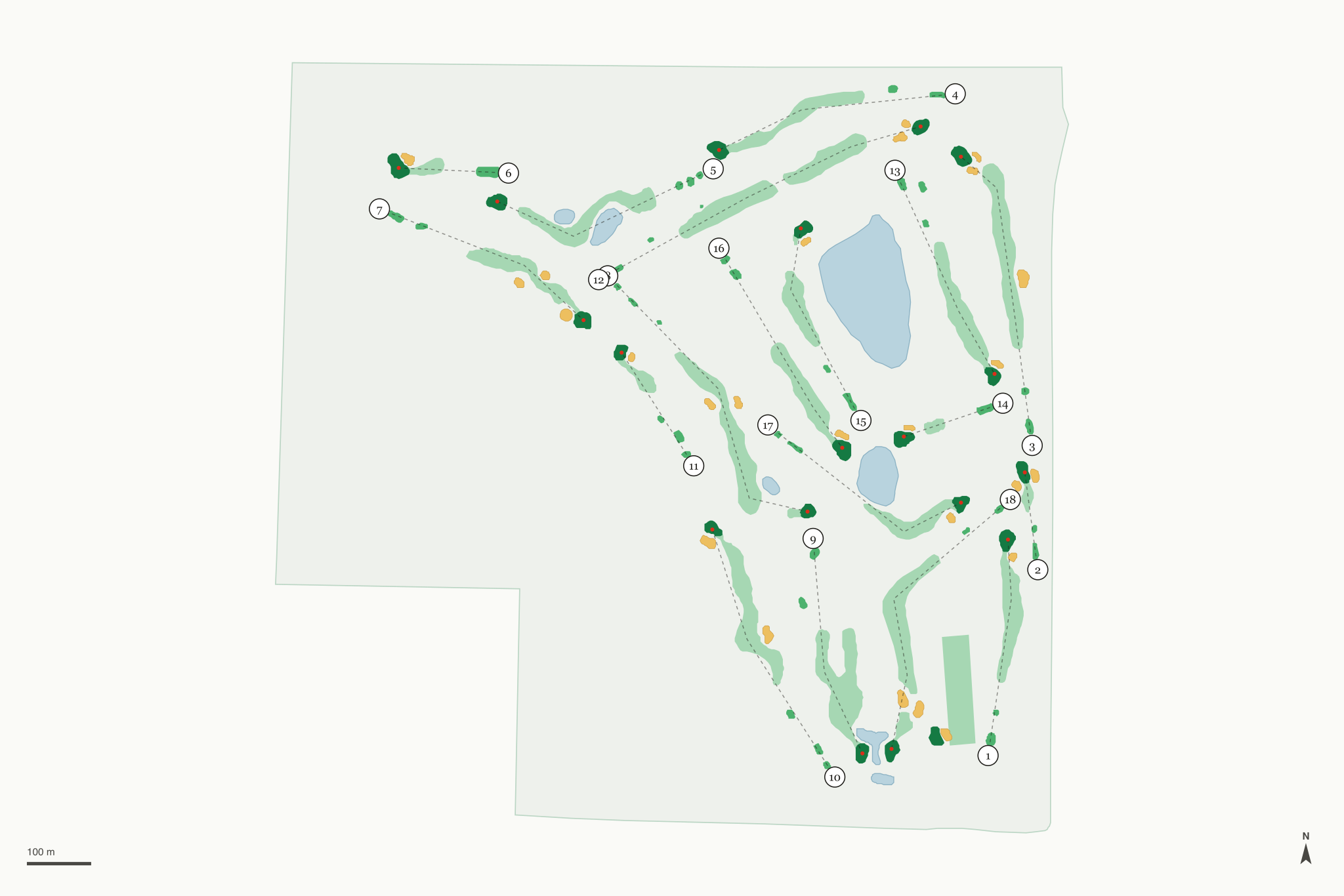 Map of St Germain Golf Club