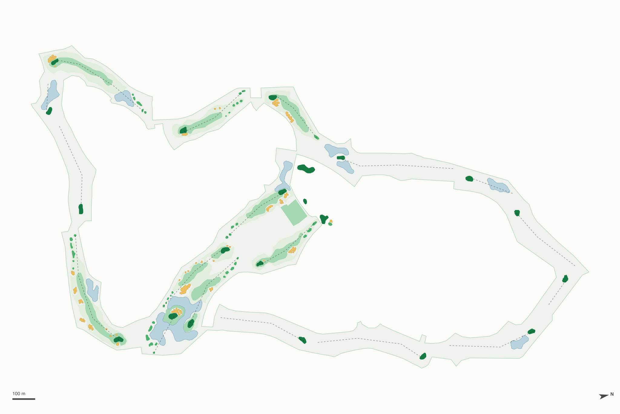 Map of Cimarron Golf Course