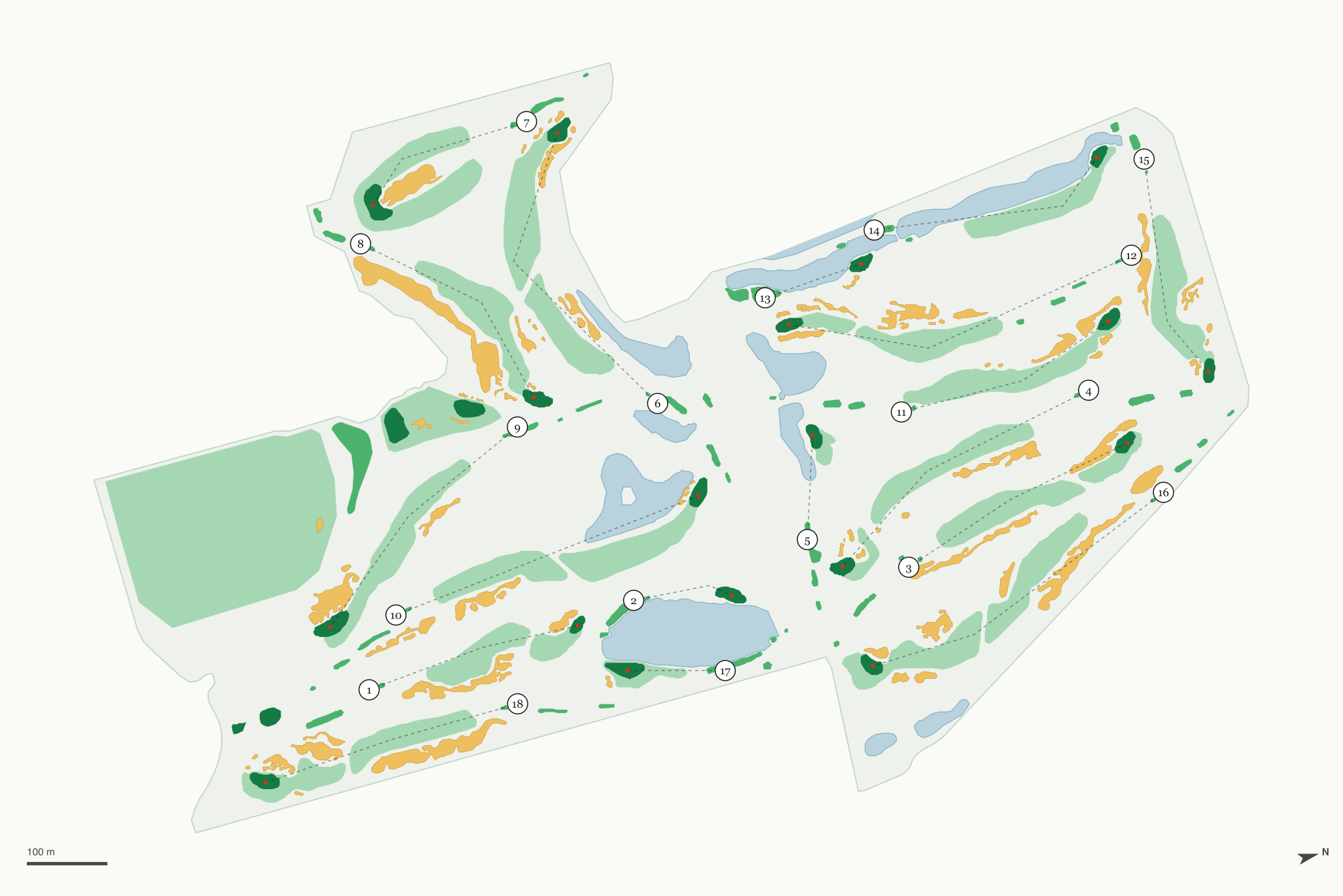 Map of Kampen Course