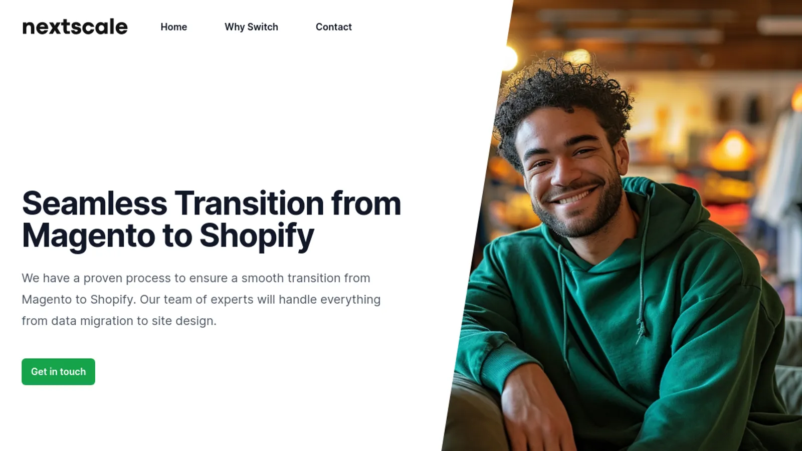 Screenshot of the Cilicia homepage