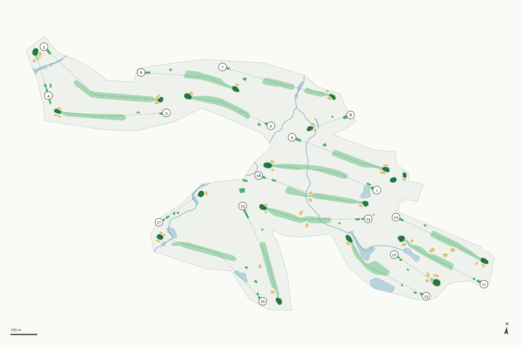 Map of Deerfield Golf & Country Club