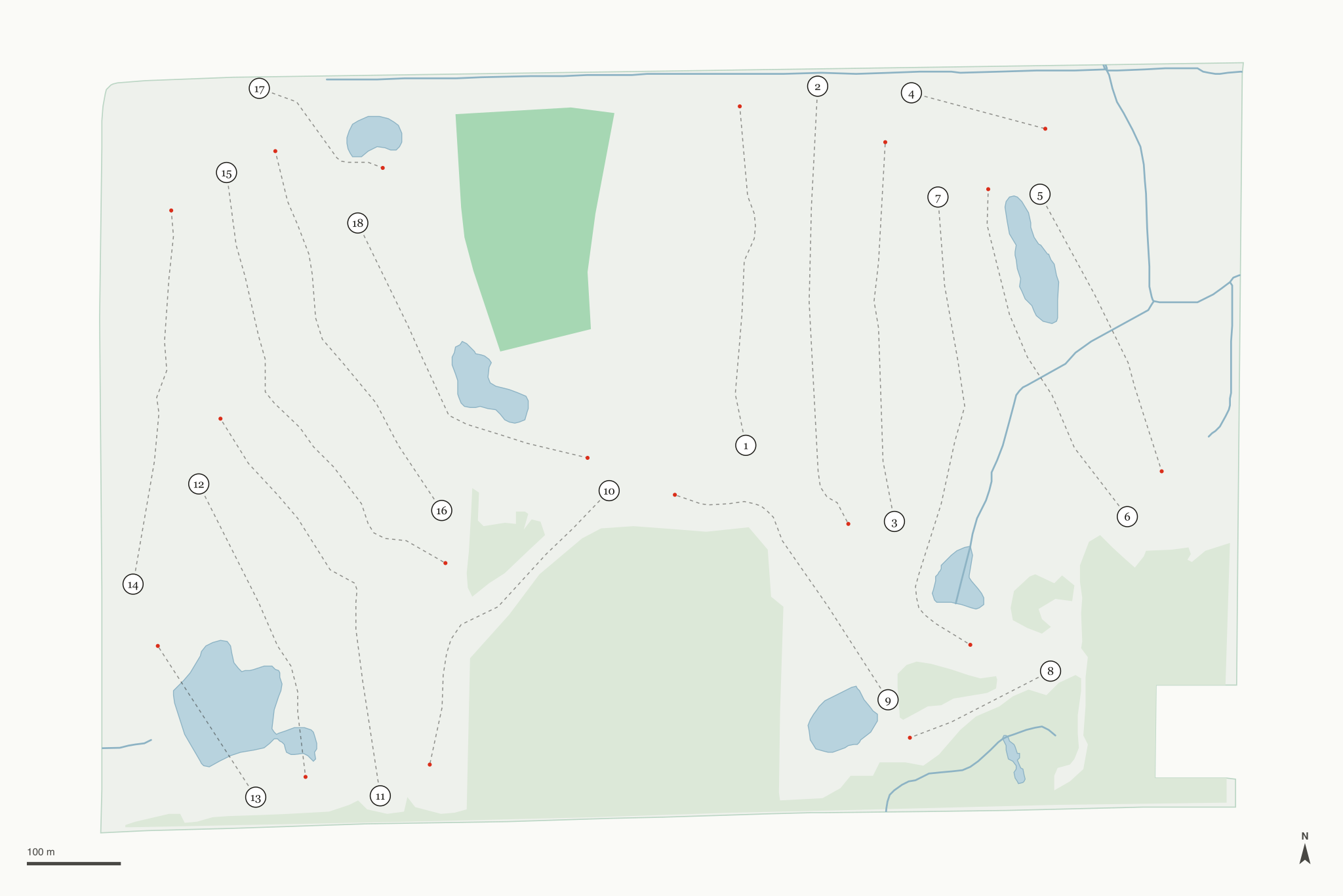 Map of Chaska Golf Course