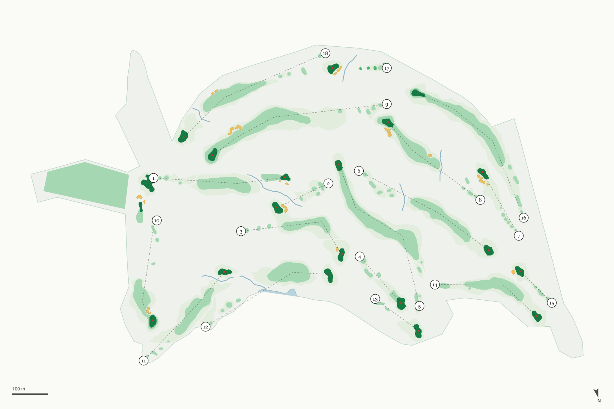 Map of Apple Mountain Golf Resort