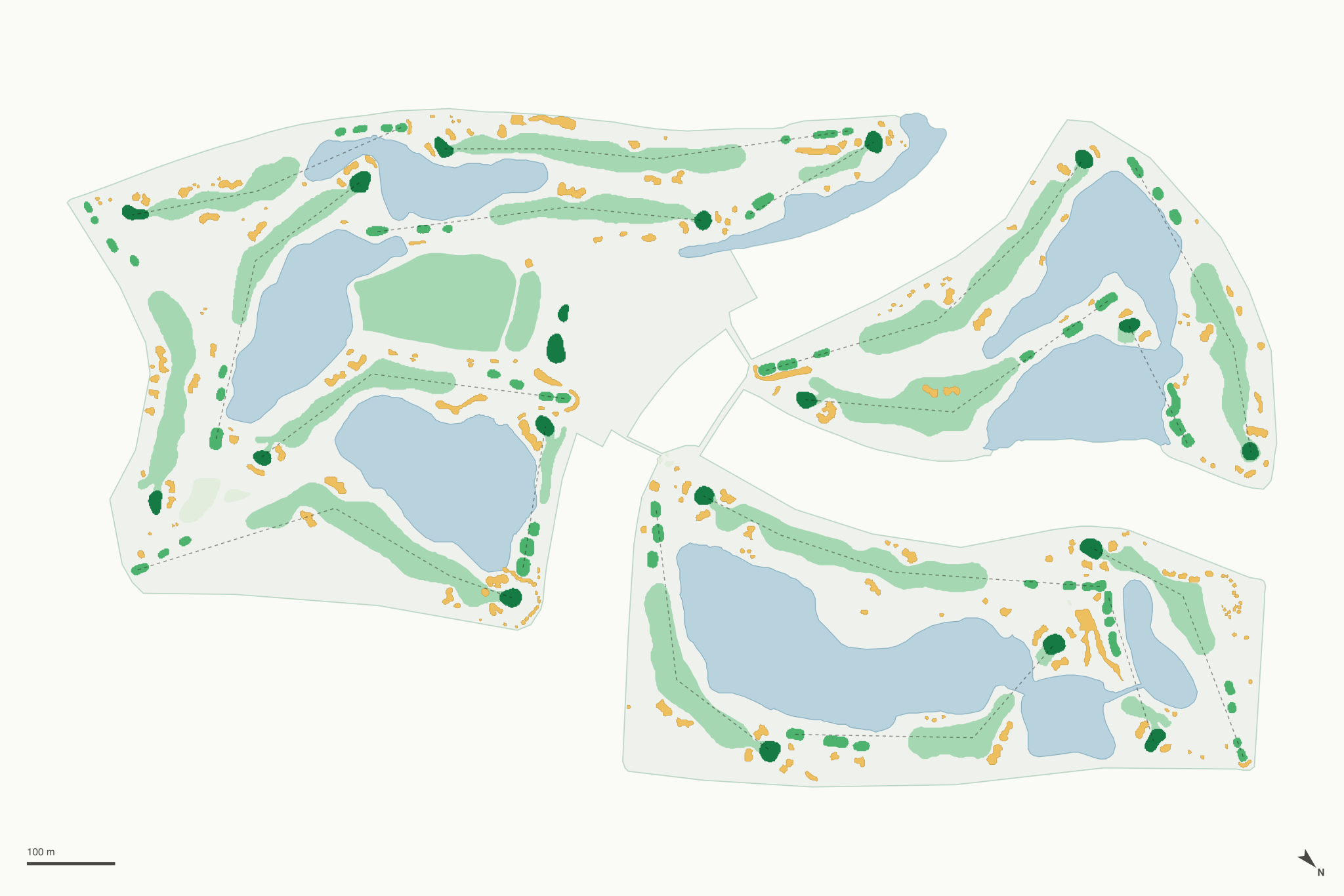 Map of Twin Isles Country Club