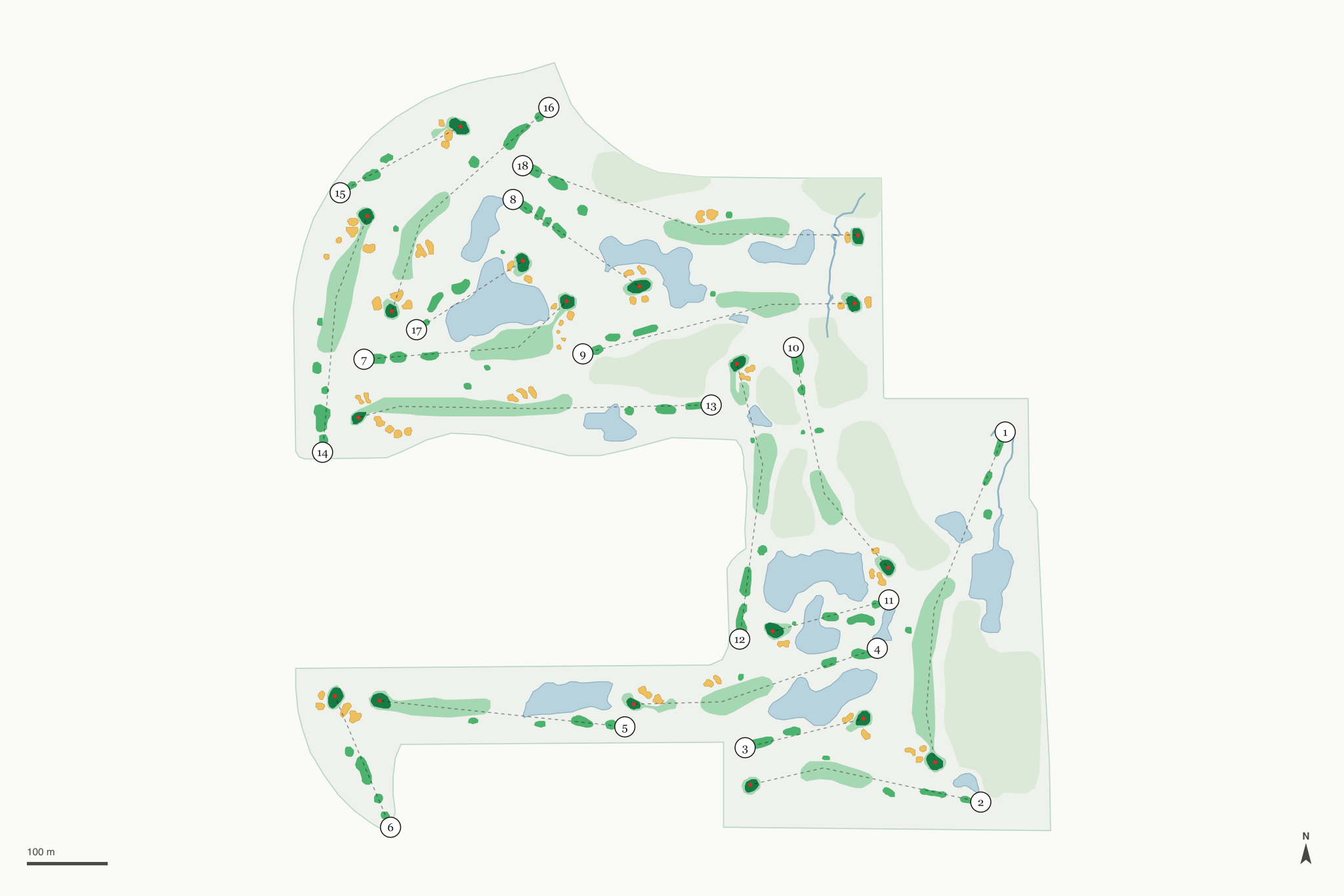 Map of Chi Chi Rodriguez Golf Club