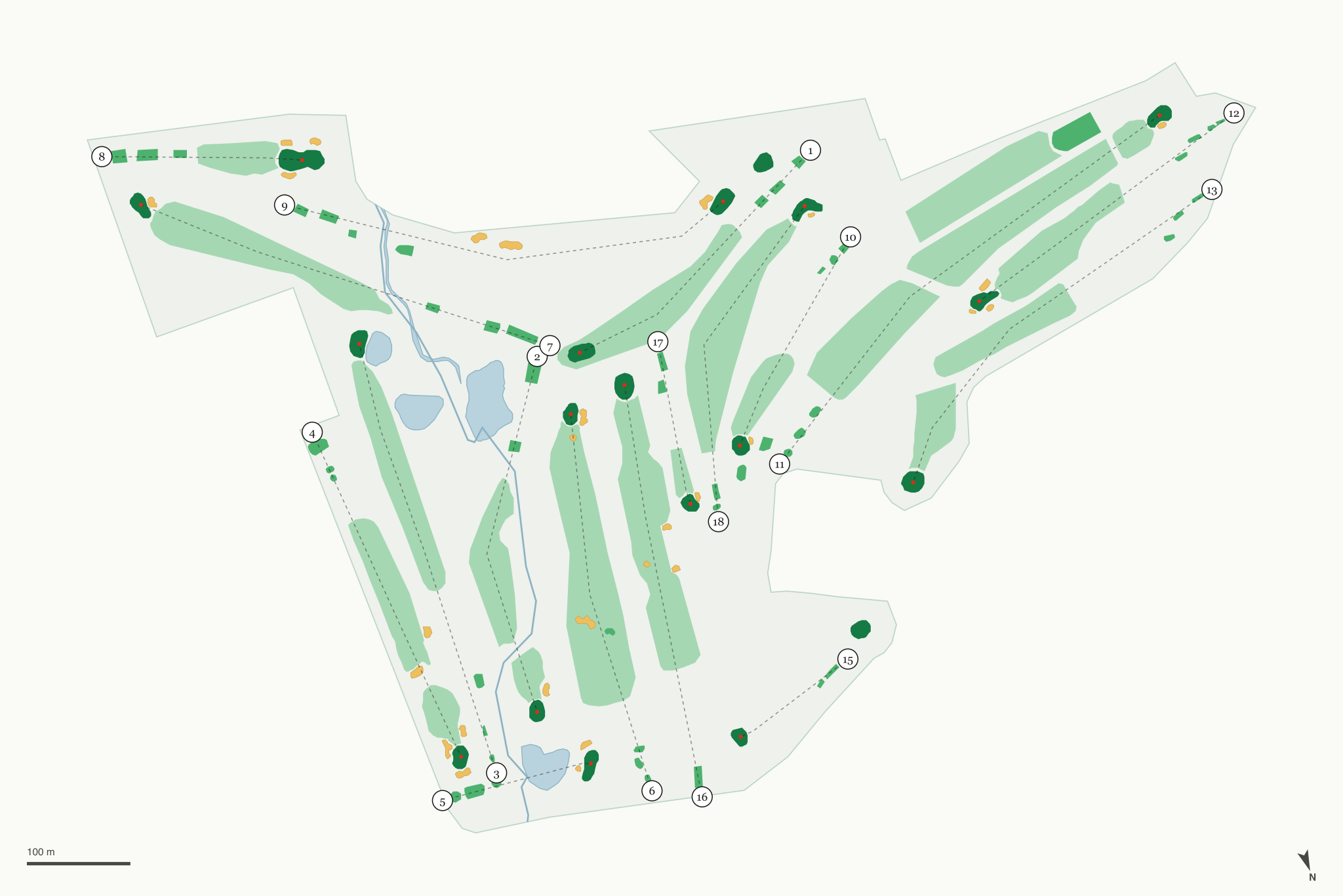 Map of The Mook at Alderbrook