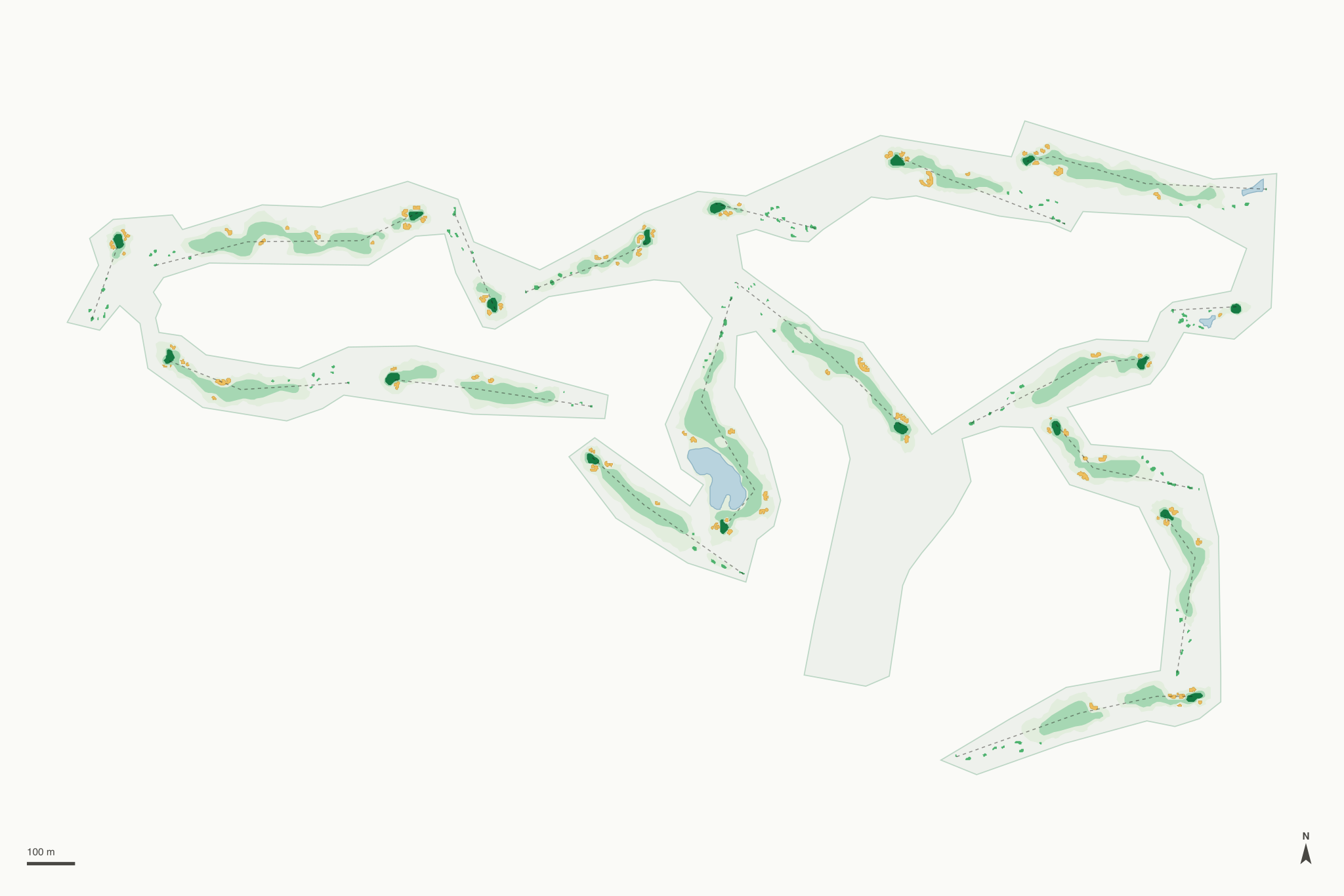 Map of The Stone Canyon Club
