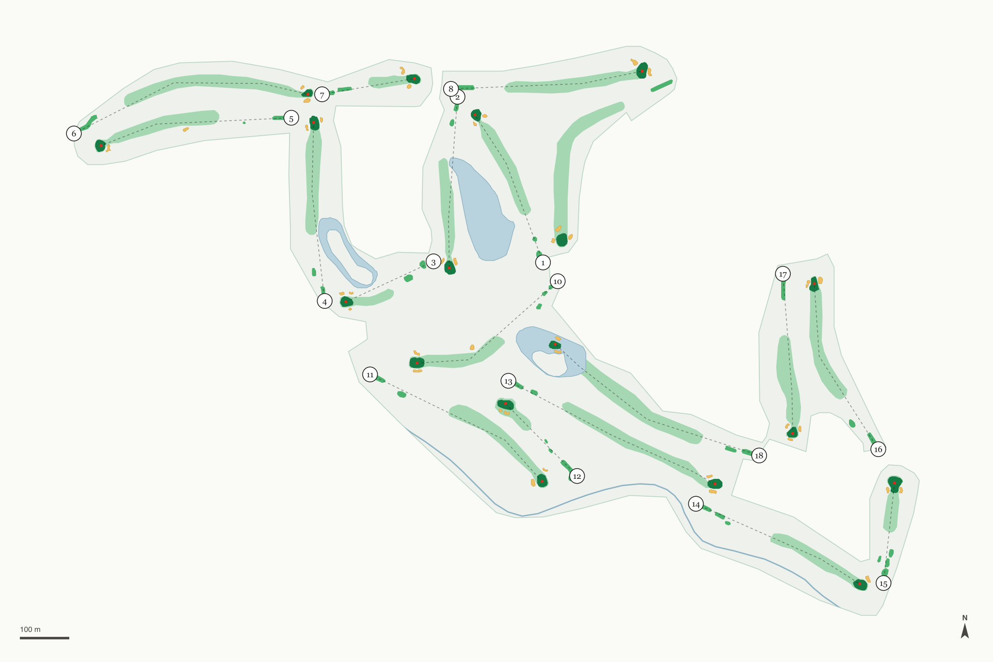 Map of Prescott Golf Club