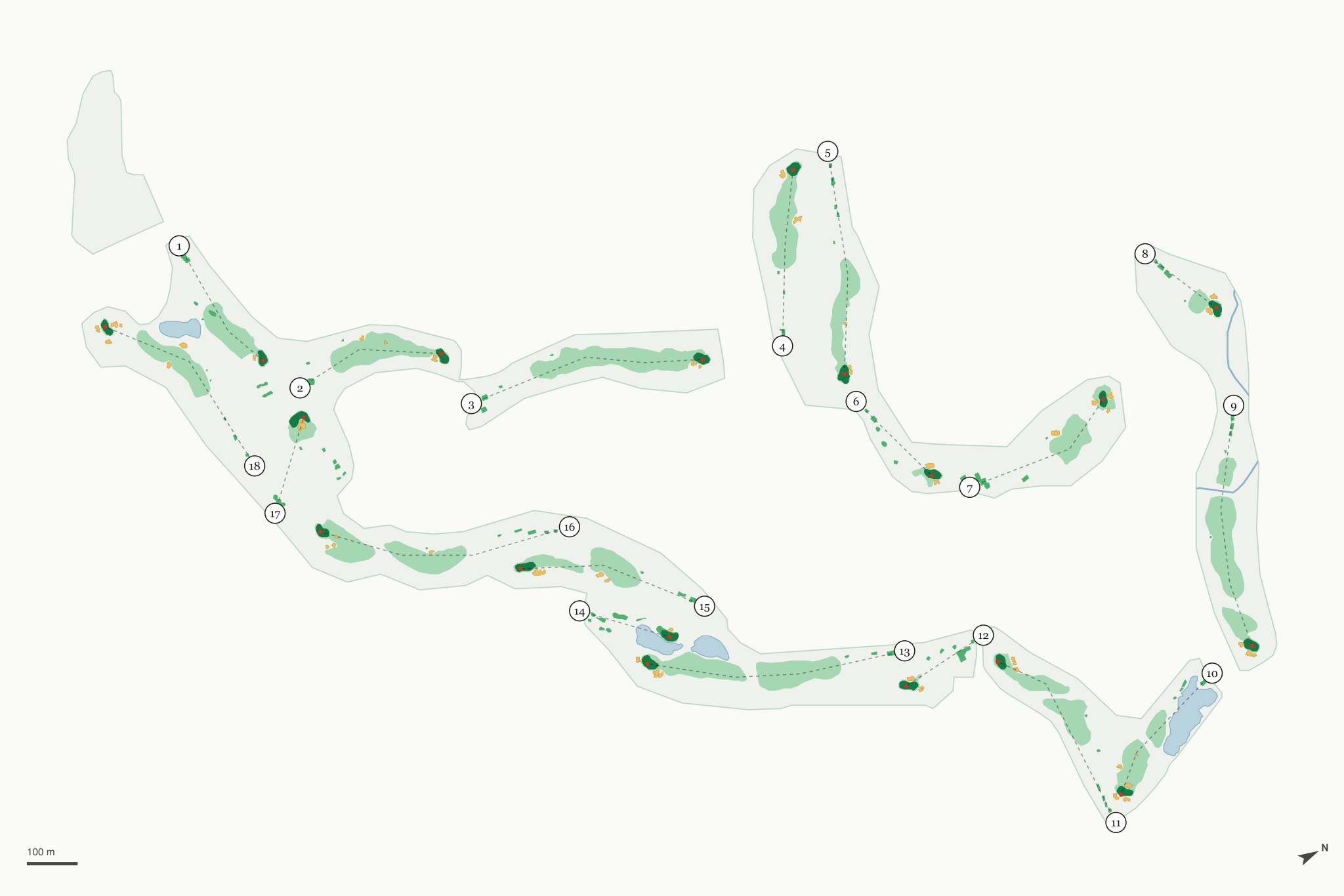 Map of SunRidge Canyon Golf Club