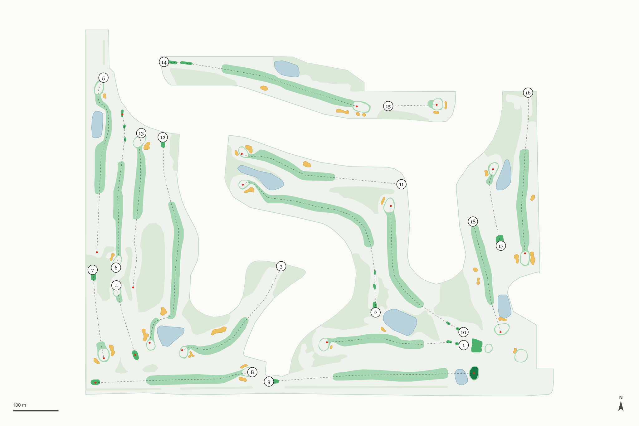 Map of Black Squirrel Golf Club