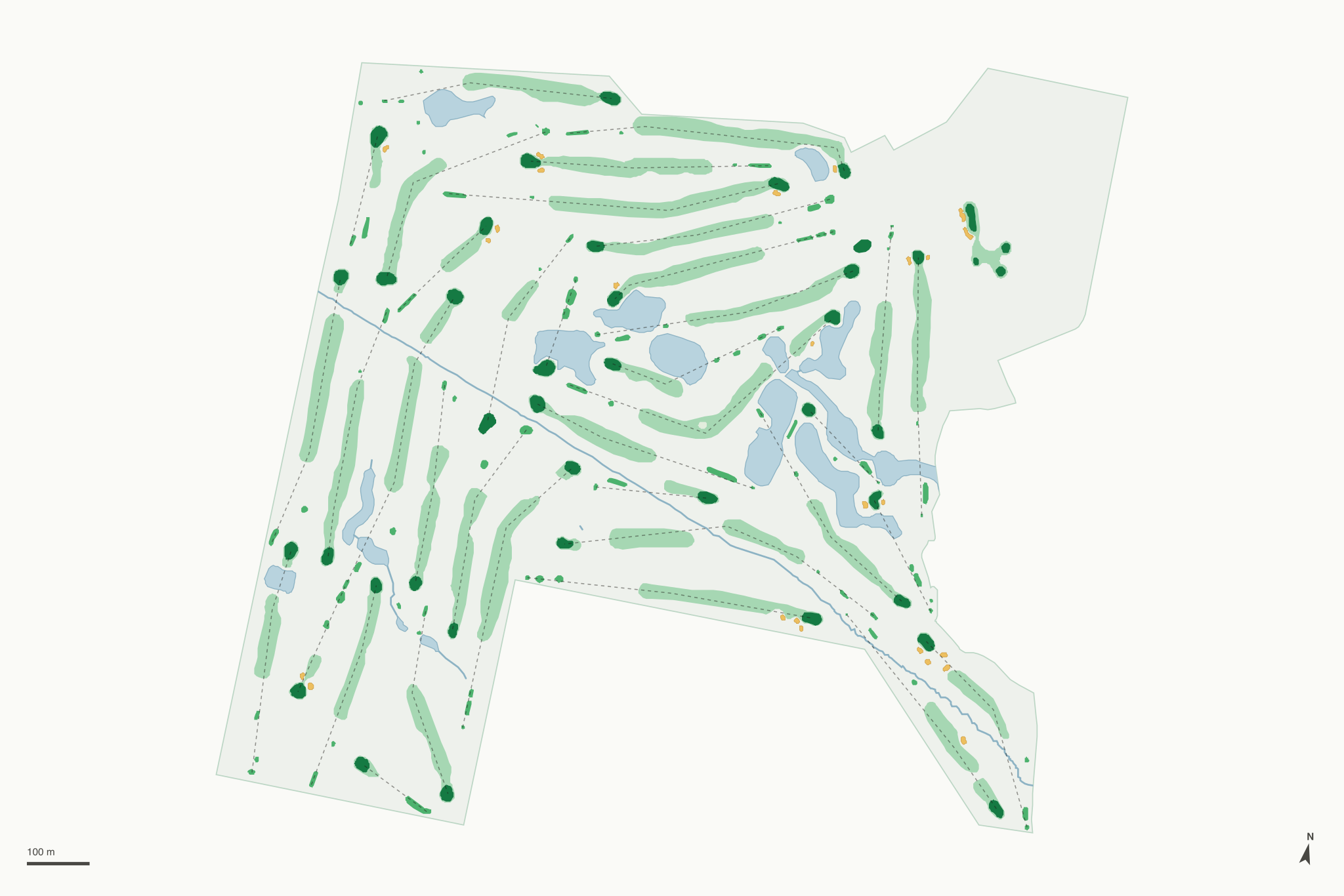 Map of The Golf Club at Swan Lake Resort