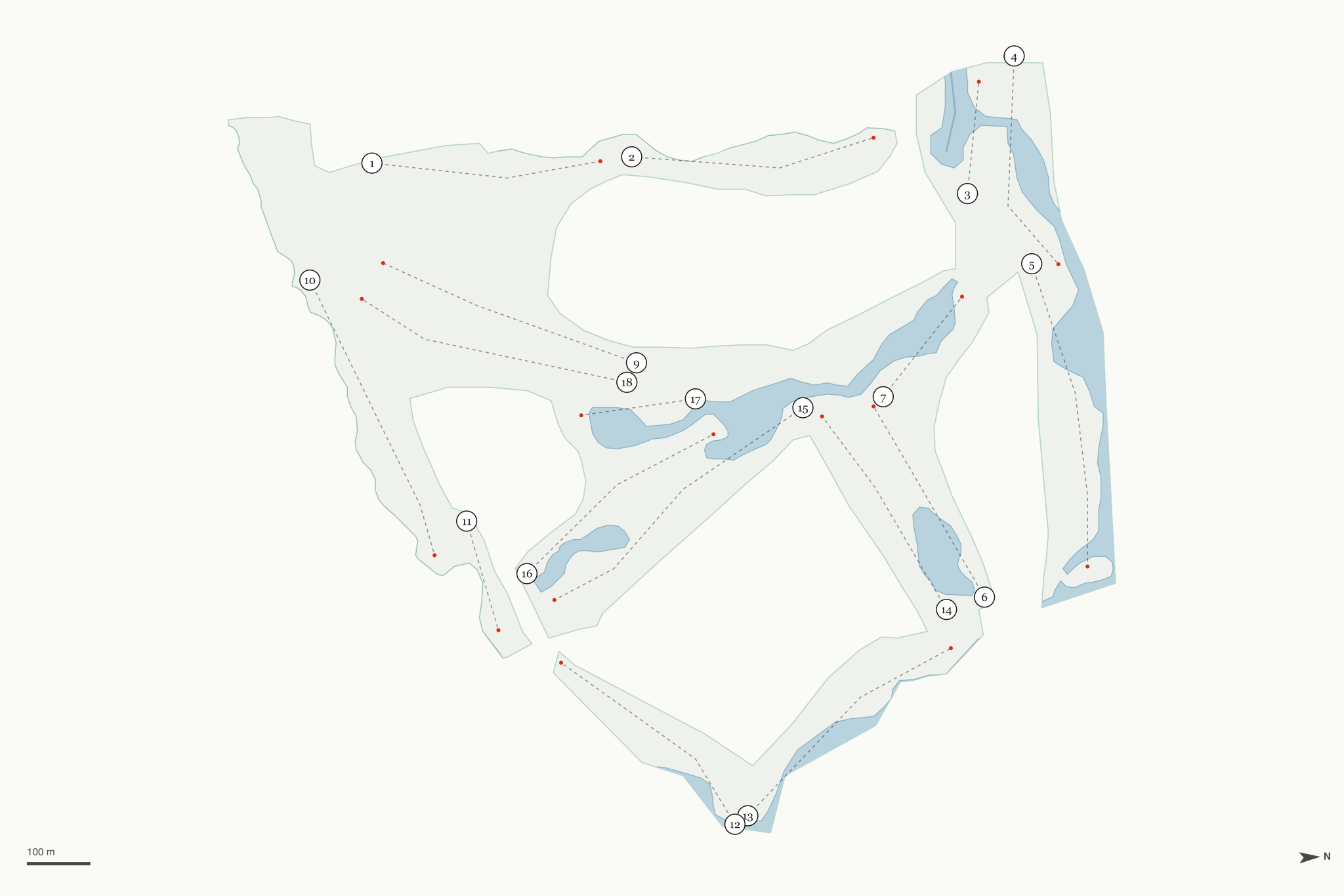 Map of Eagle Trace