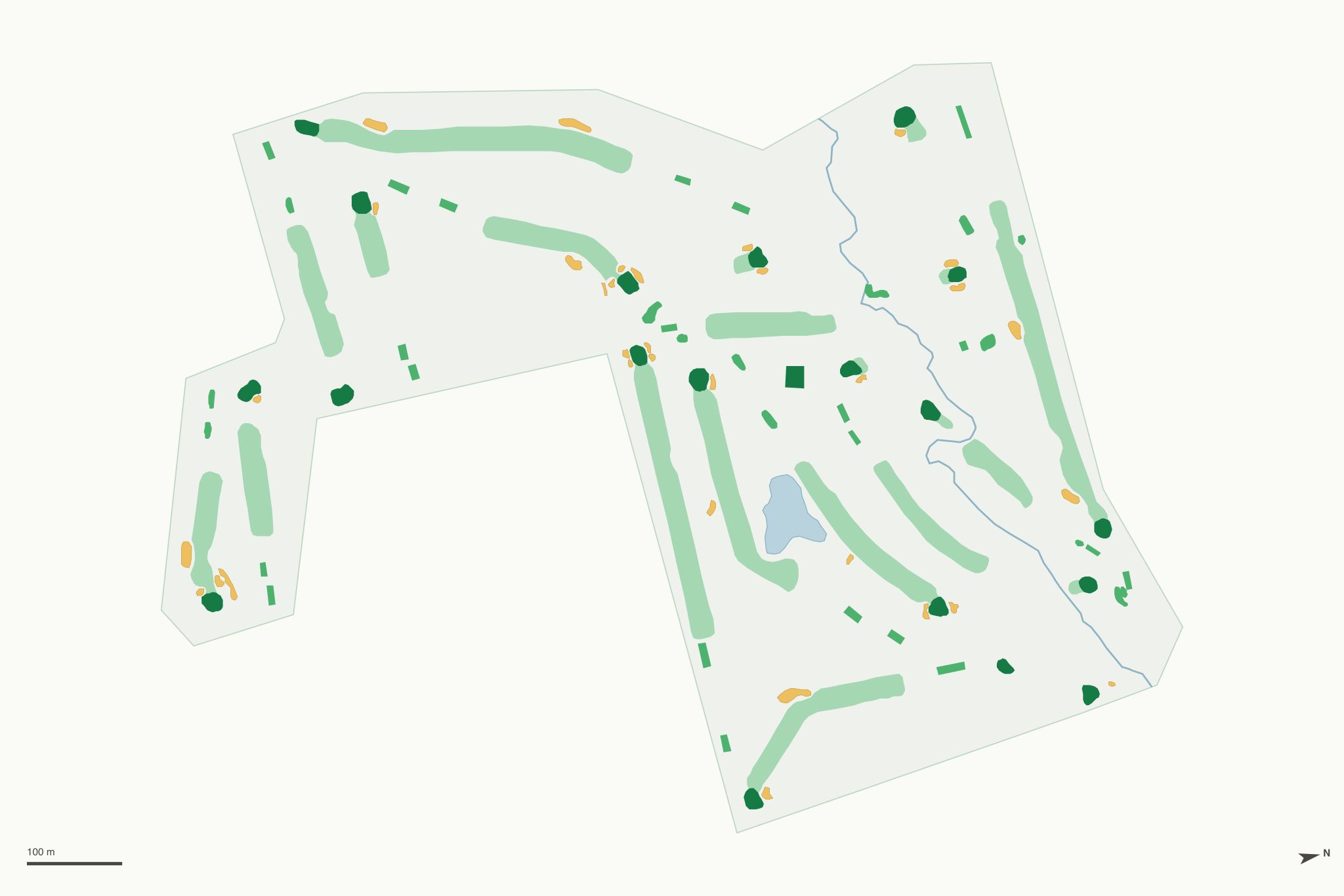 Map of Huron Shores Golf Club