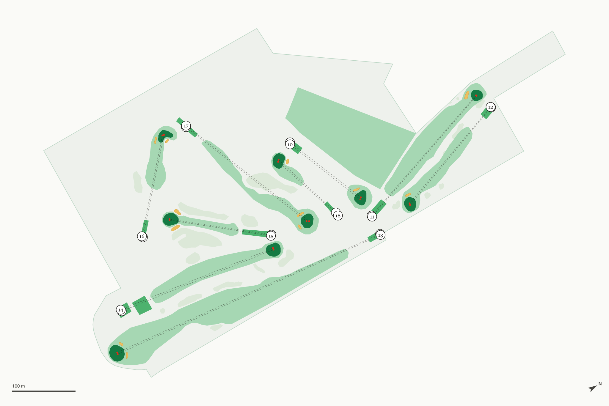 Map of Delano Golf Course