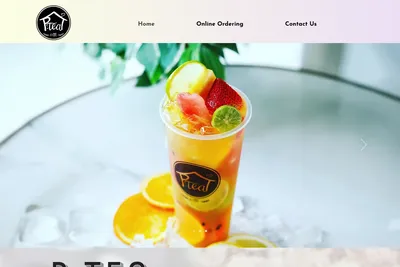 Ptea website homepage