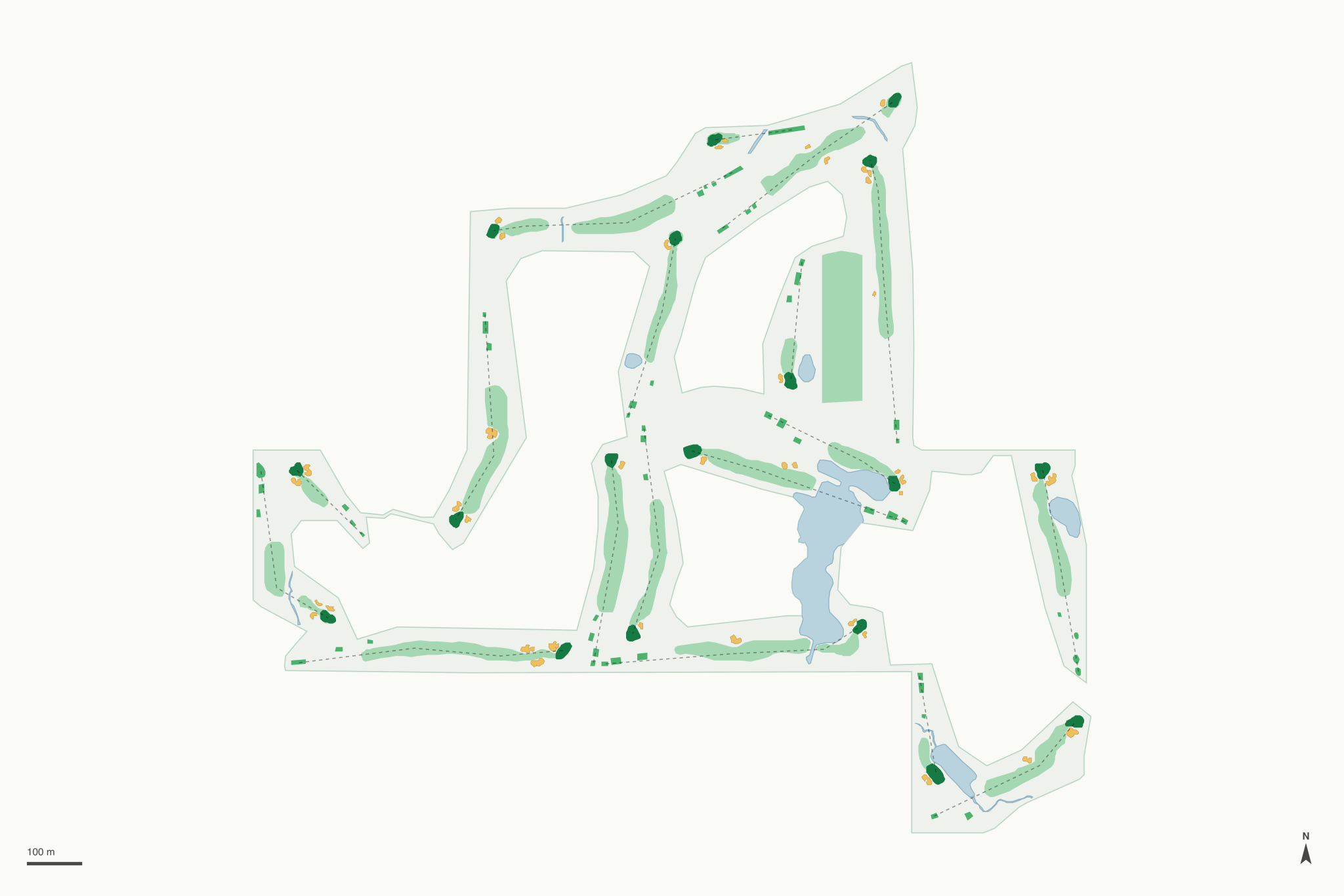 Map of Bear Creek Golf Club