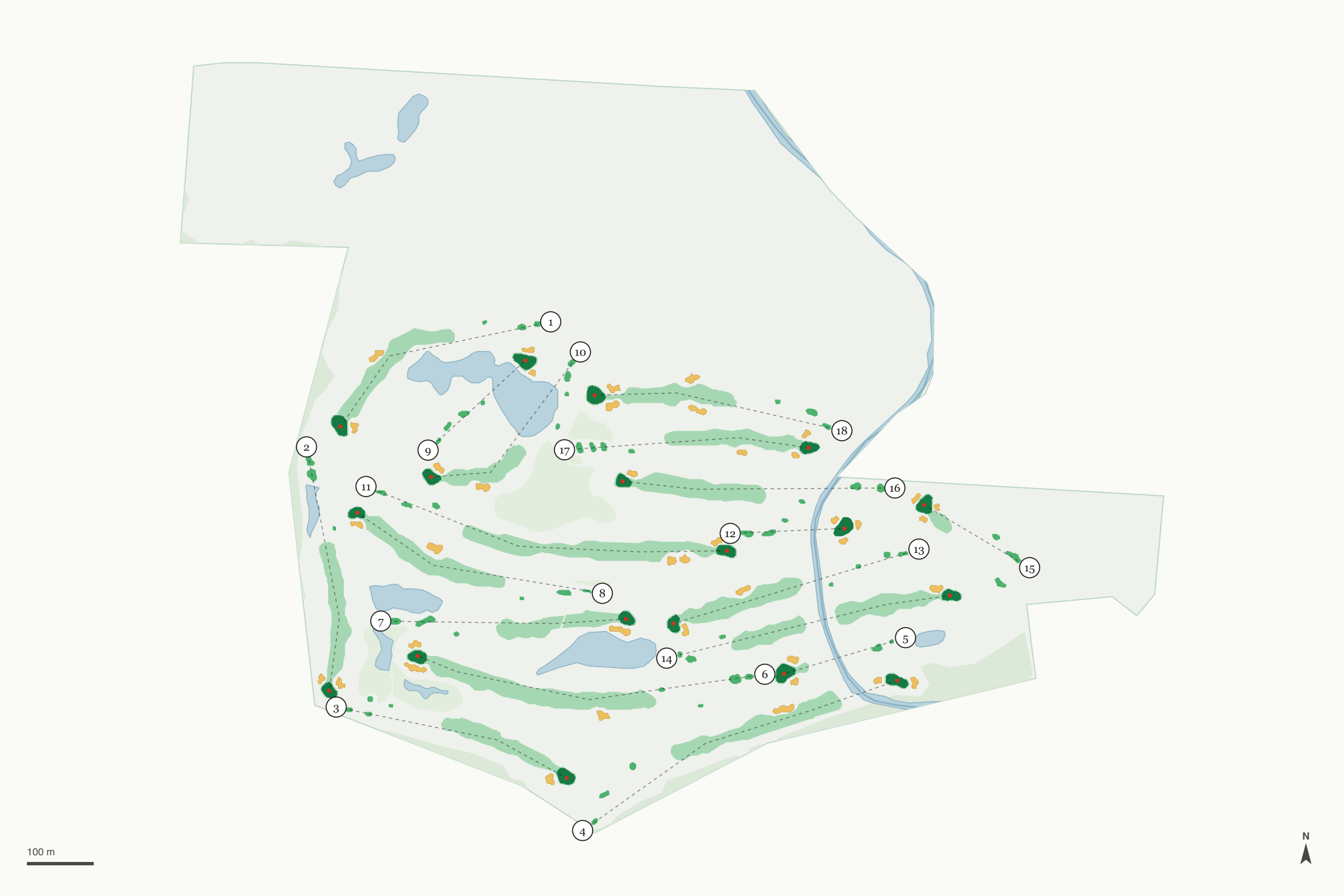 Map of Blacklick Woods Golf Course