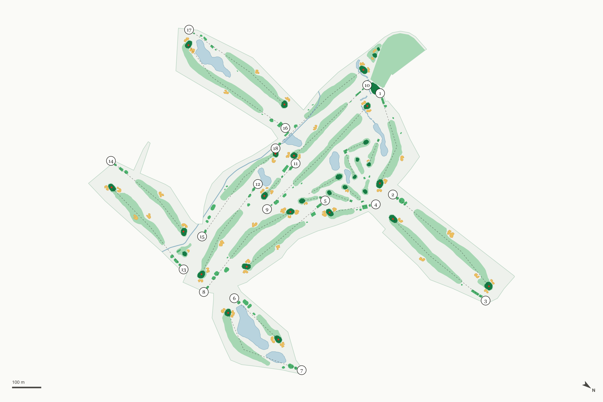 Map of Villages Golf & Country Club