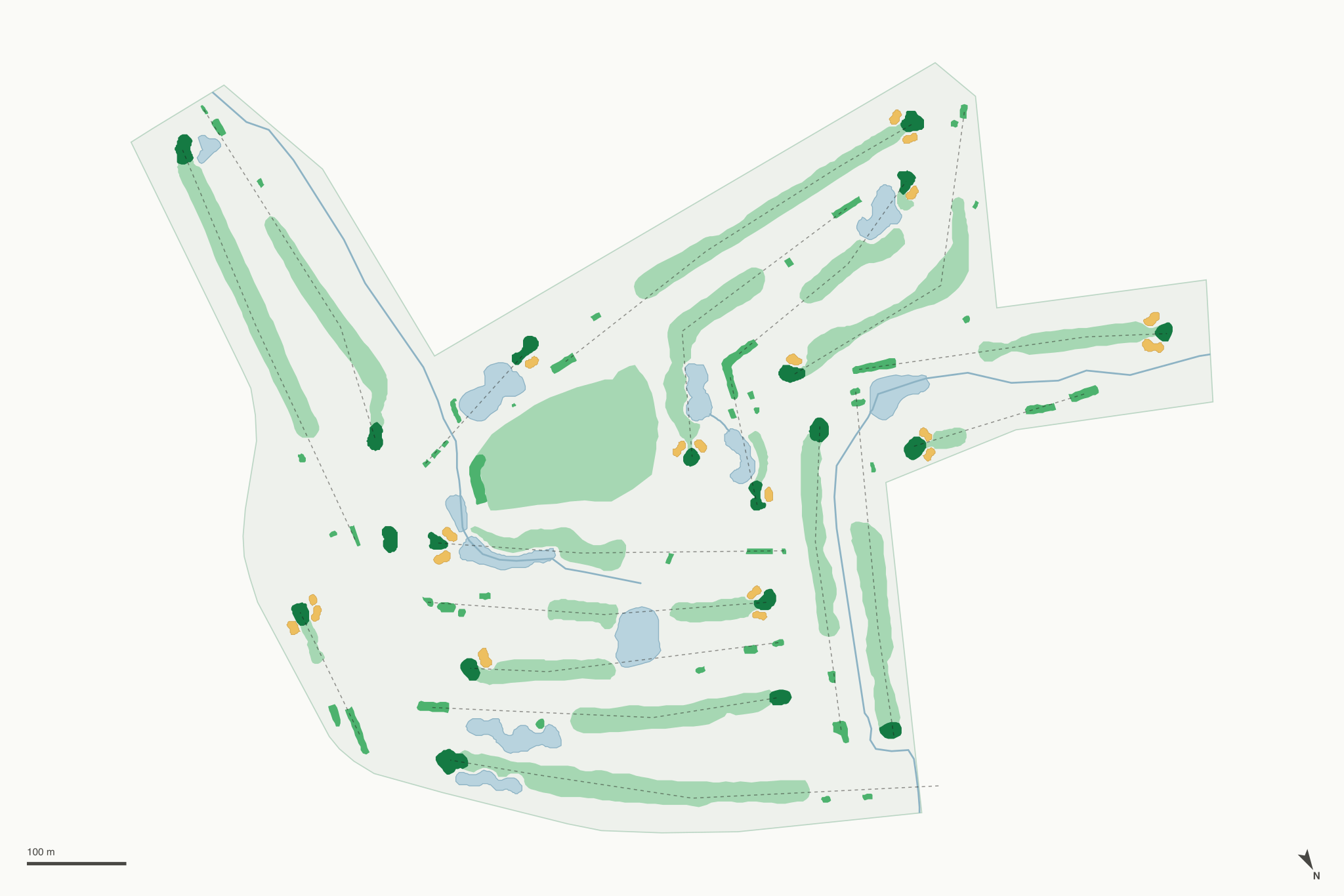 Map of Sault Ste. Marie Country Club