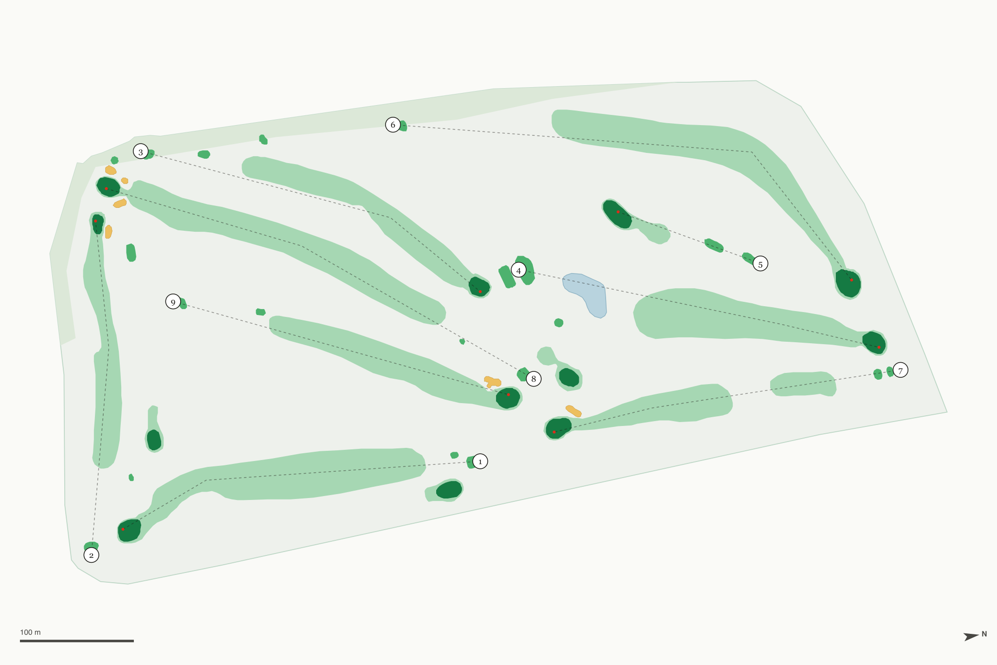 Map of Jackson Golf Club