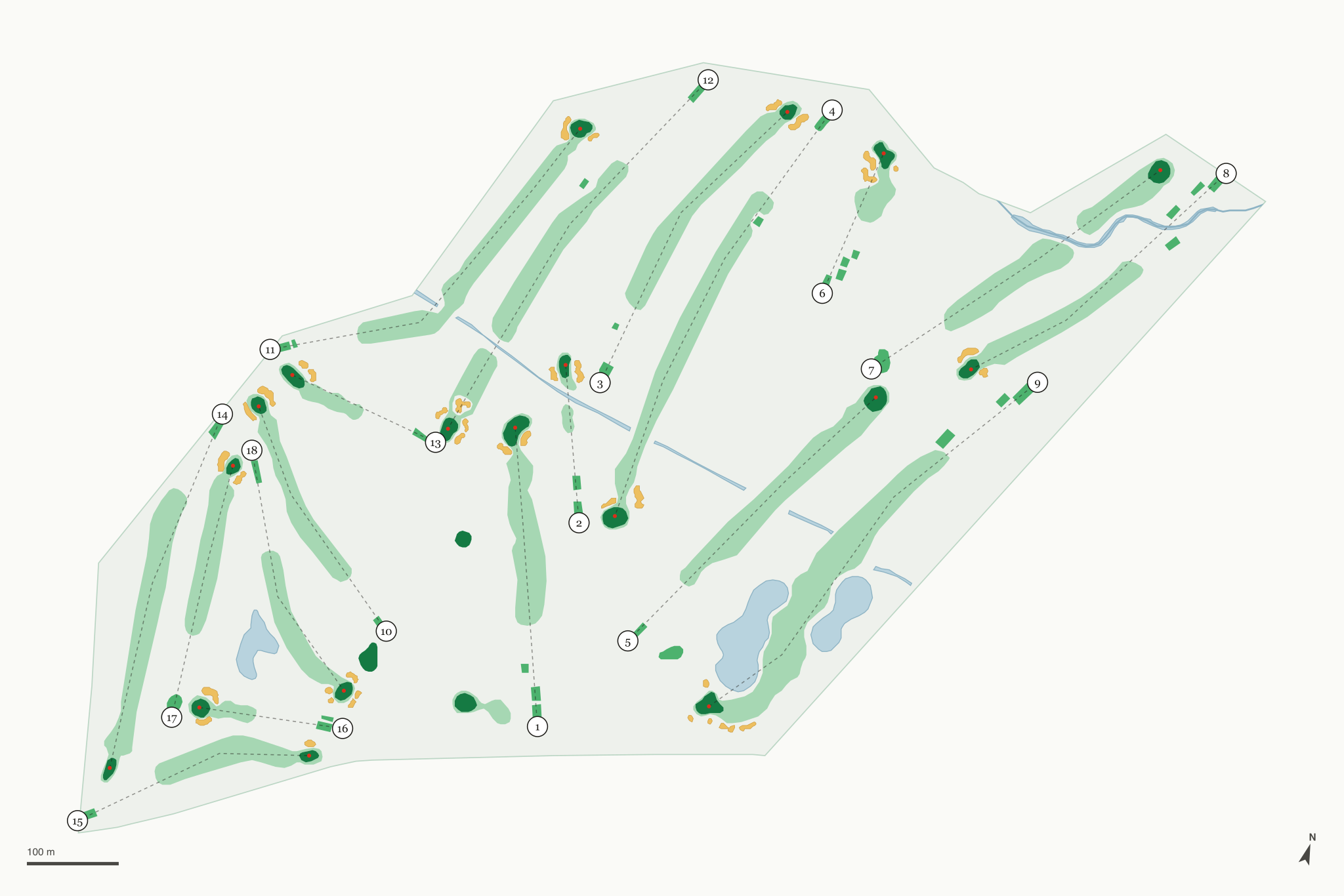 Map of Monroe Golf & Country Club