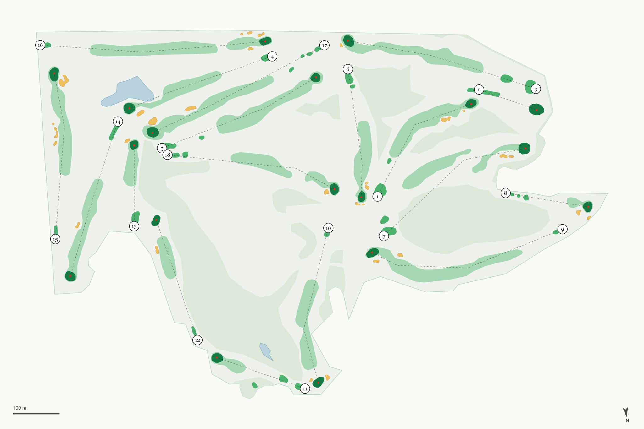 Map of Sharon Woods Golf Course & Pro Shop