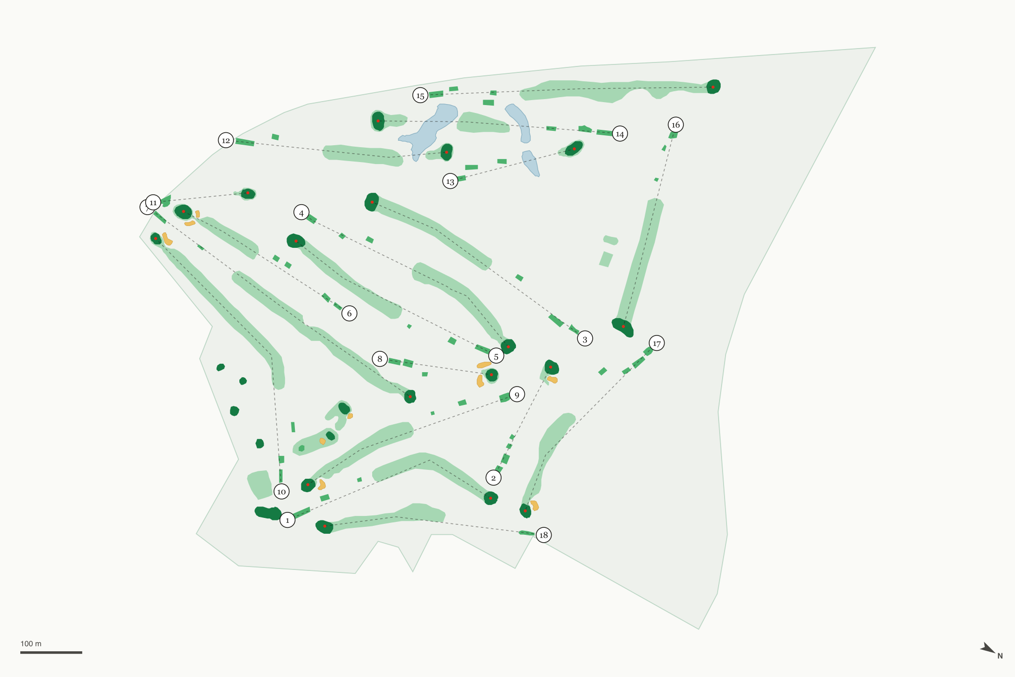 Map of Fort Dodge Country Club
