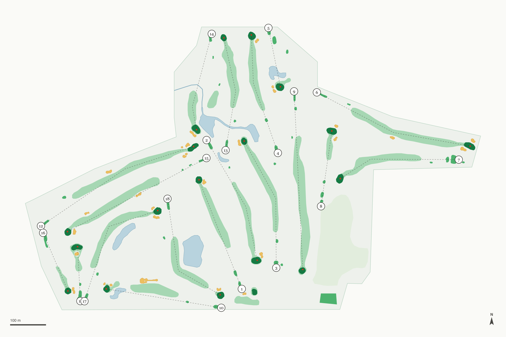 Map of Montgomery National Golf Club