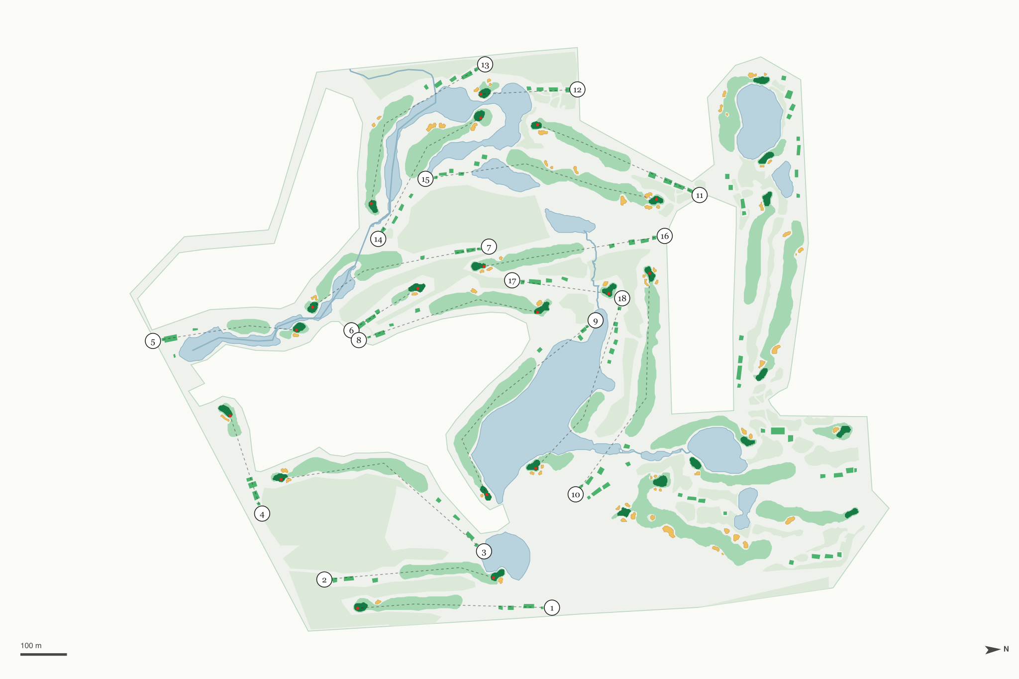 Map of Ivanhoe Club
