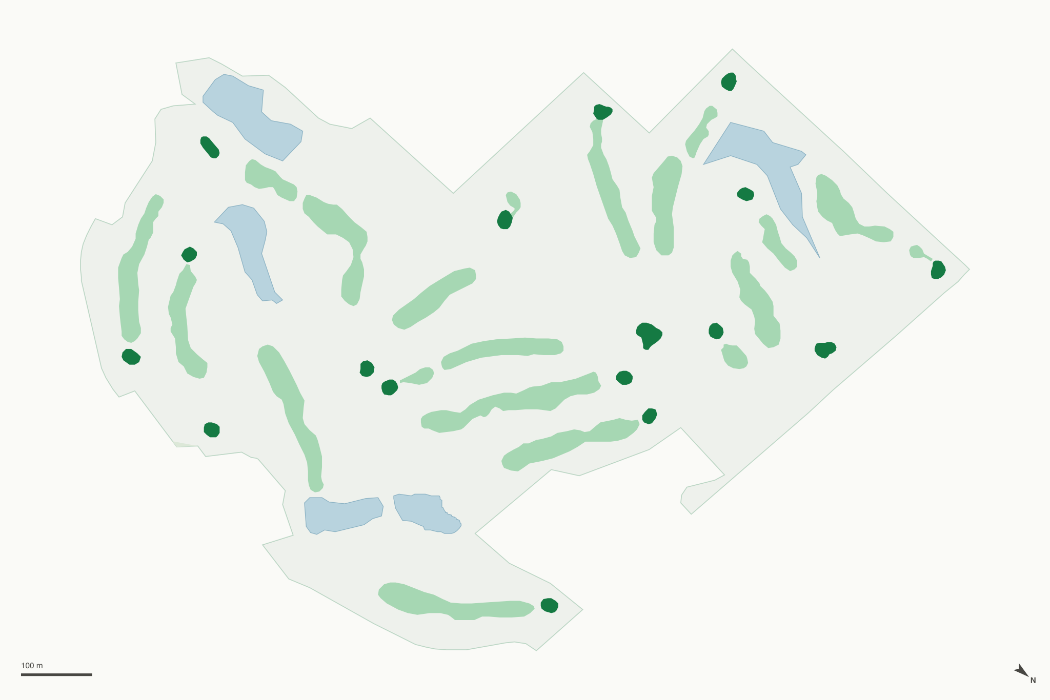 Map of The Mill Course