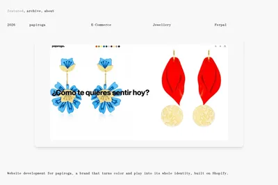 Screenshot of the LLOS& homepage
