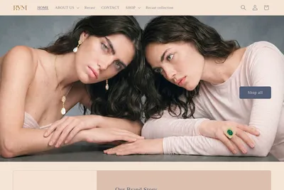 Screenshot of the Maison Ward homepage