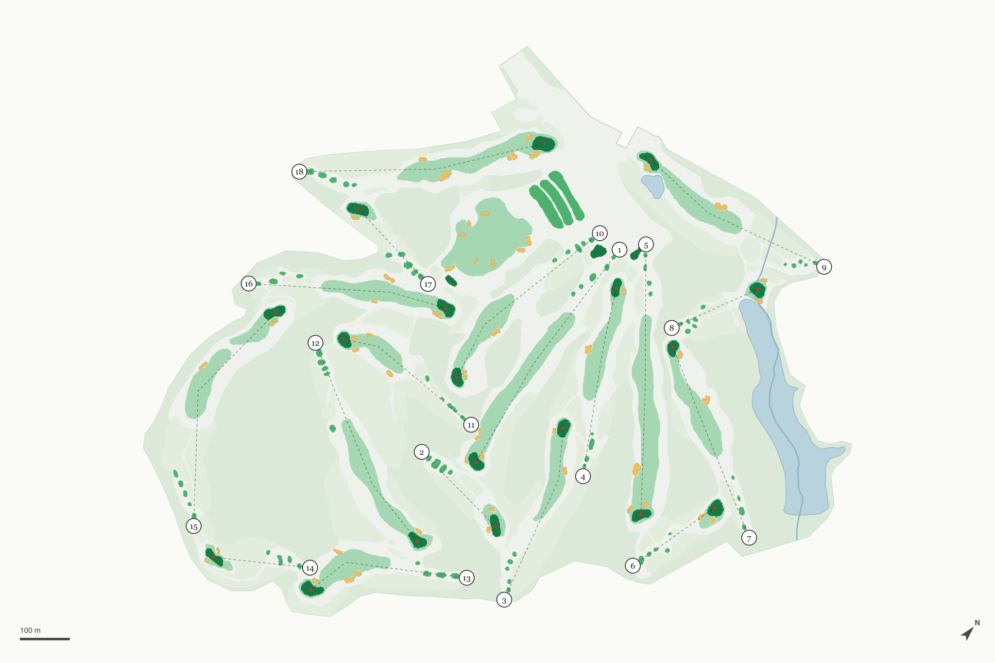 Map of Missouri Bluffs Golf Club