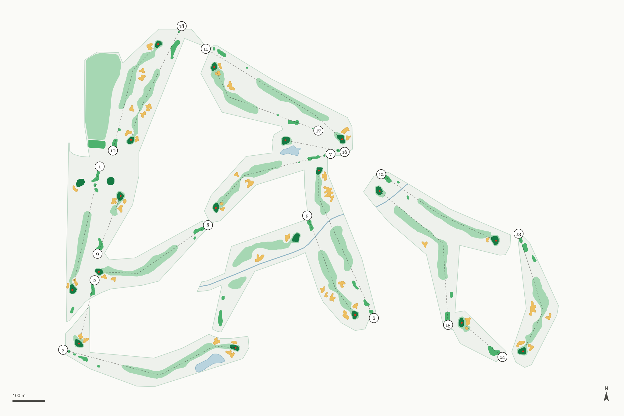 Map of Riverton Country Club
